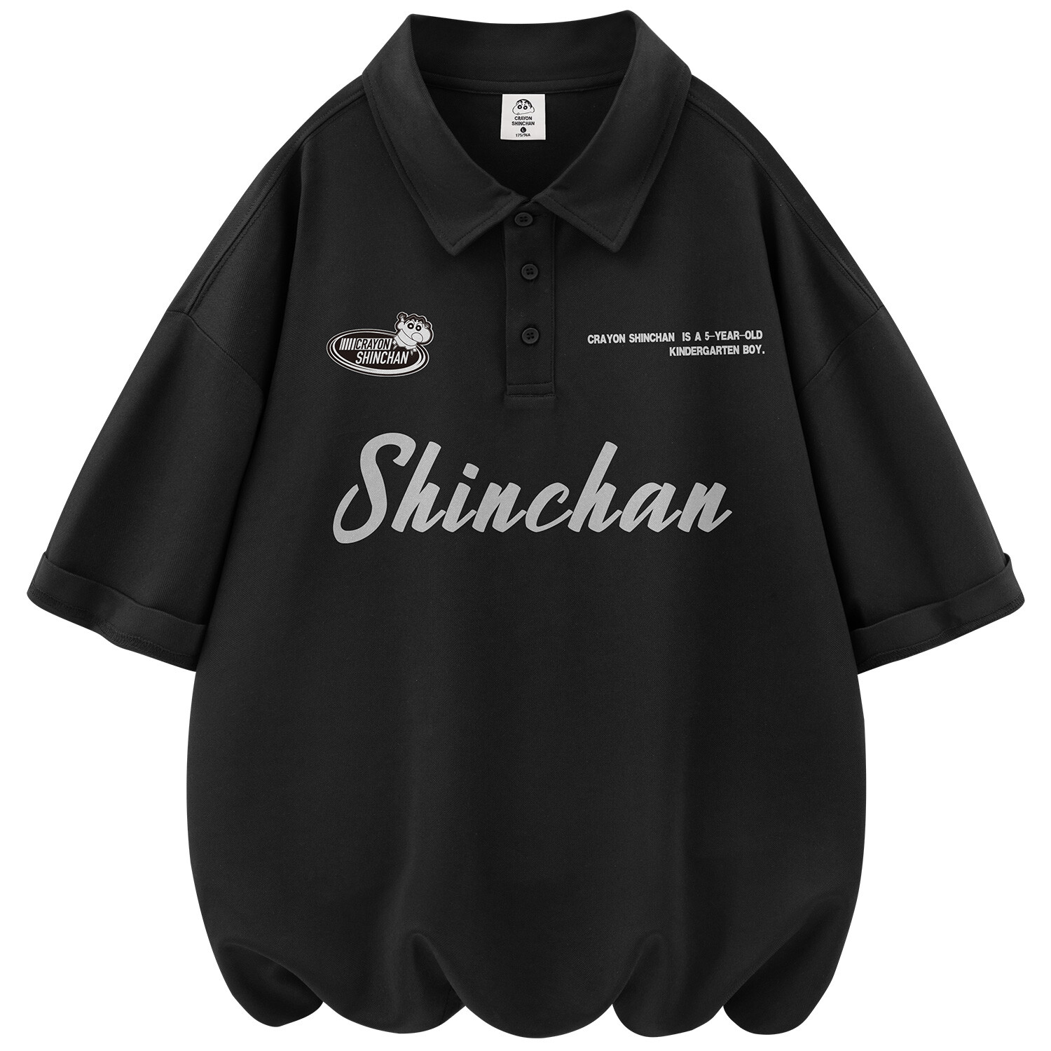 Рубашка-поло унисекс Crayon Shinchan/Crayon Shinchan, Черный
Рубашка-поло унисекс Crayon Shinchan/Crayon Shinchan, Черный