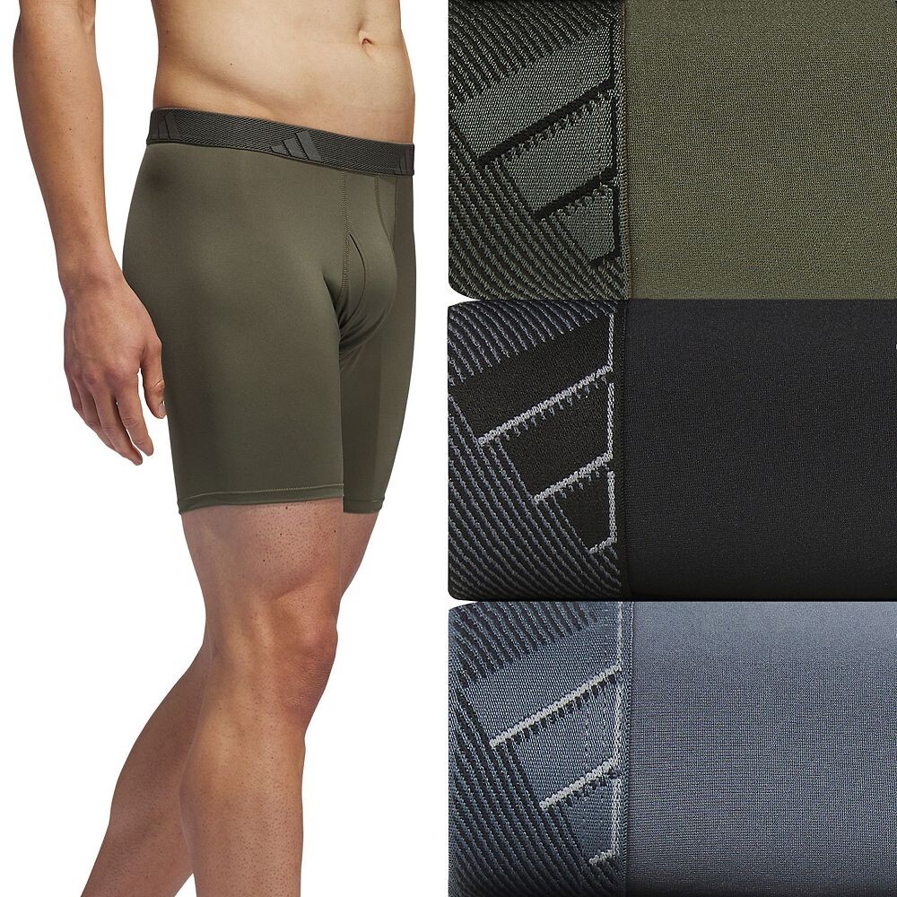 Мужские трусы-боксеры из микрофибры adidas (3 пары) Adidas, цвет Olive Strata Green
Мужские трусы-боксеры из микрофибры adidas (3 пары) Adidas, цвет Olive Strata Green