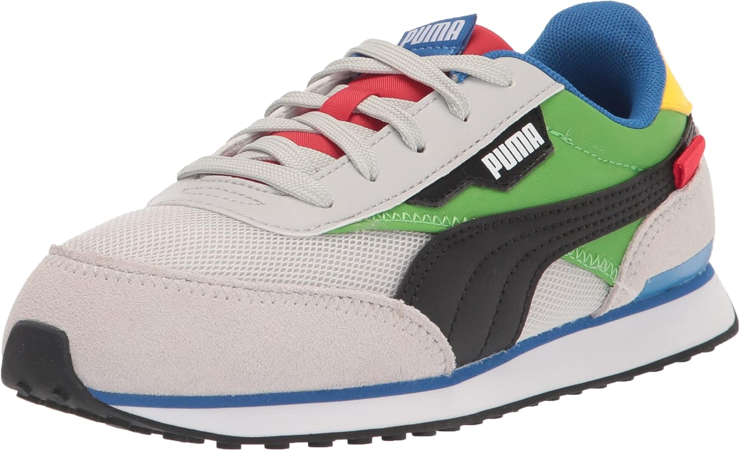 Детские кроссовки Puma Future Rider для детей (унисекс), зеленый/фиолетовый/серый
Детские кроссовки Puma Future Rider для детей (унисекс), зеленый/фиолетовый/серый