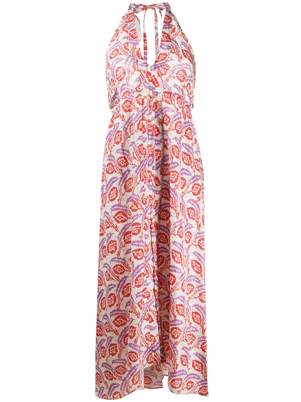 Платье с вырезом халтер и принтом ISABEL MARANT, оранжевый
Платье с вырезом халтер и принтом ISABEL MARANT, оранжевый