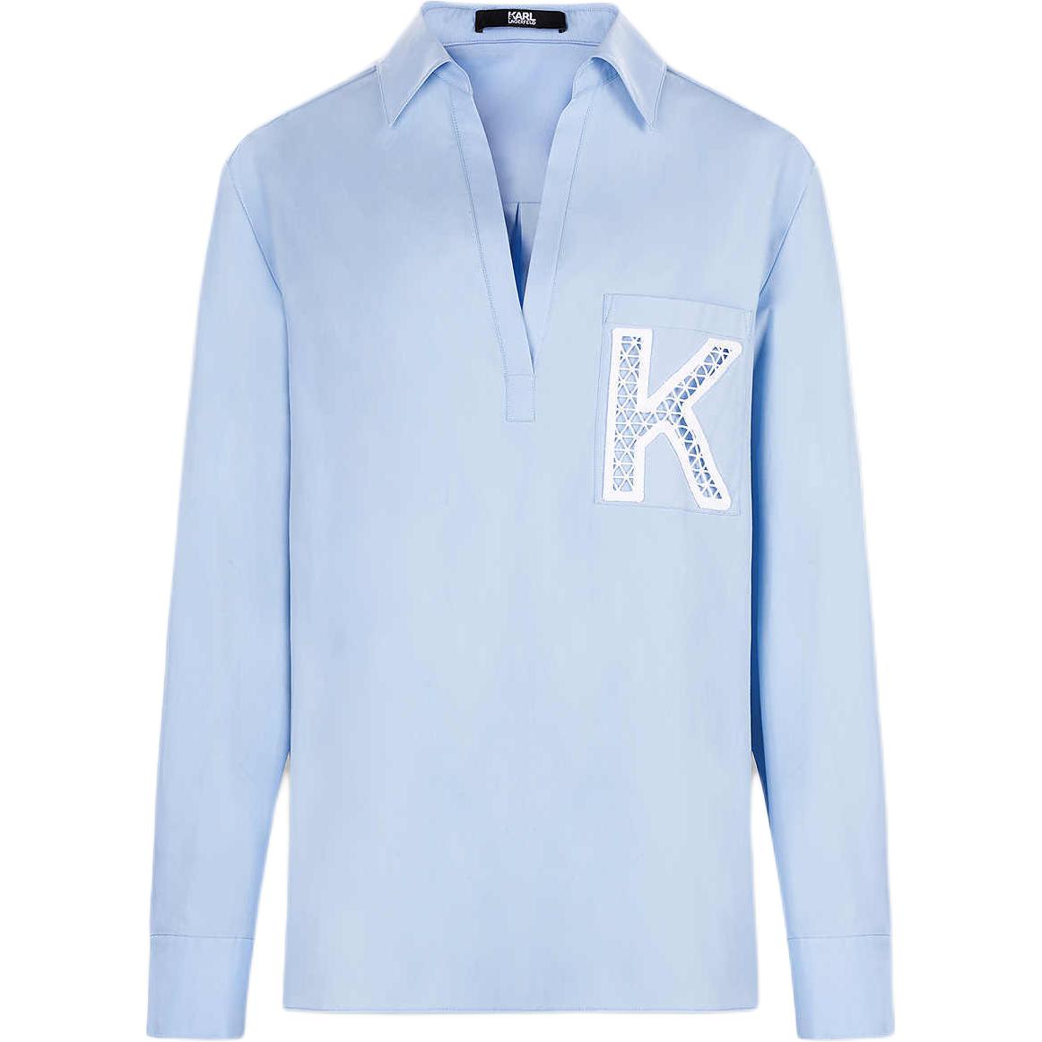 Рубашка KARL LAGERFELD SS25 женская KARL LAGERFELD / Karl Lagerfeld Jeans, светло-голубой
Рубашка KARL LAGERFELD SS25 женская KARL LAGERFELD / Karl Lagerfeld Jeans, светло-голубой