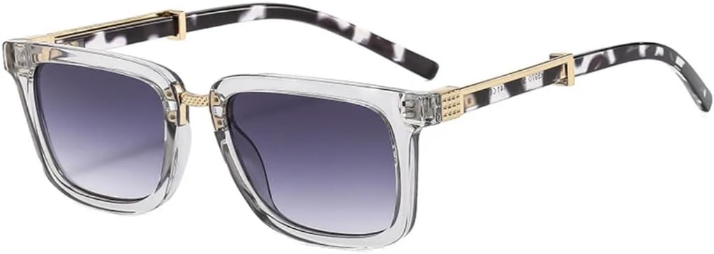 Мужские солнцезащитные очки в стиле ретро с двухцветным оправой, градиентные, защита от УФ-излучения UV400, женские очки с леопардовым принтом в стиле панк UUPTTPL, Gray Gray Gradient
Мужские солнцезащитные очки в стиле ретро с двухцветным оправой, градиентные, защита от УФ-излучения UV400, женские очки с леопардовым принтом в стиле панк UUPTTPL, Gray Gray Gradient