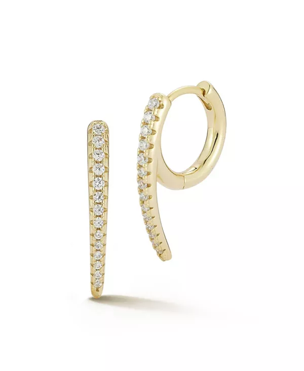 Серьги-Кольца Huggie Hoops из стерлингового серебра 14 карат с паве Rachel Zoe, gold
Серьги-Кольца Huggie Hoops из стерлингового серебра 14 карат с паве Rachel Zoe, gold