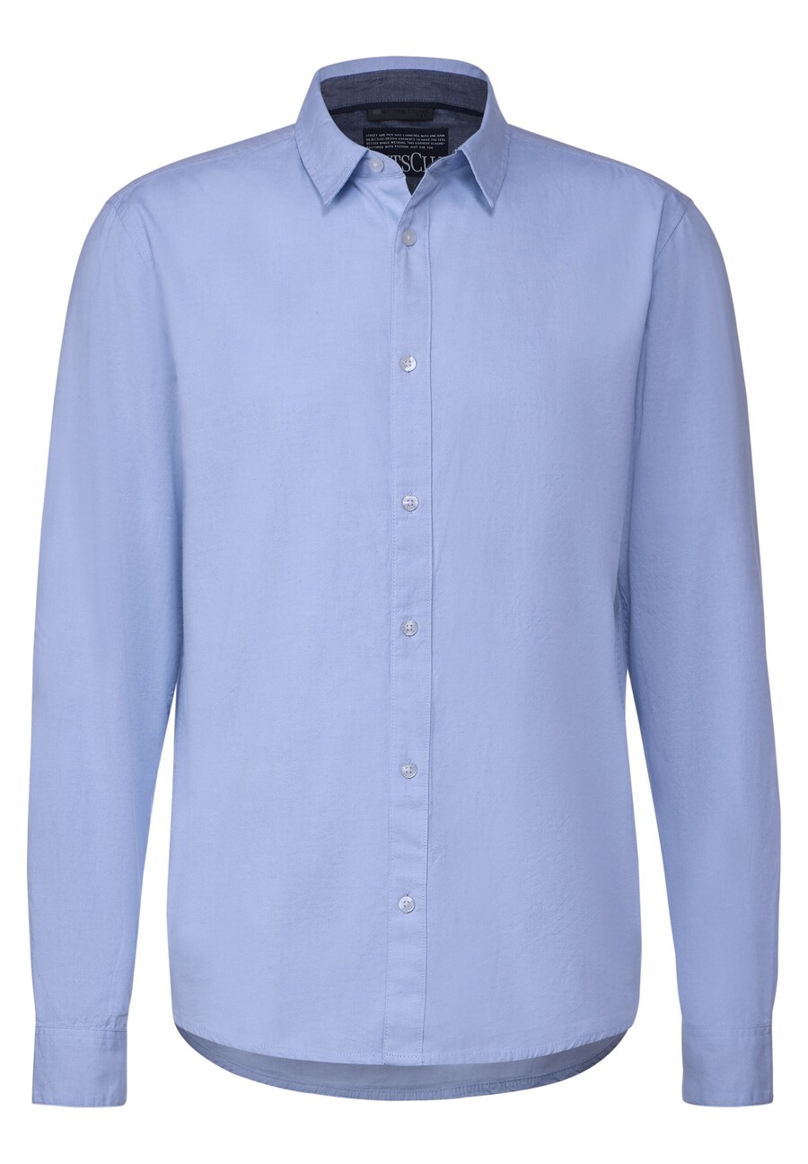 Рубашка обычного кроя на пуговицах Street One MEN, светло-синий 
Рубашка обычного кроя на пуговицах Street One MEN, светло-синий