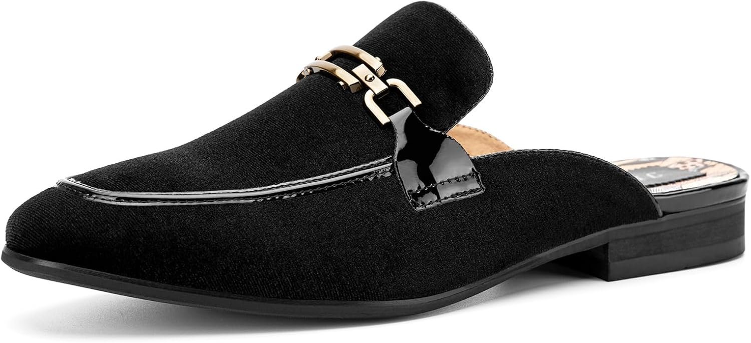 Мужские мюли JITAI из бархата, слипоны-лоферы для мужчин, повседневные открытые сандалии без задника, черный
Мужские мюли JITAI из бархата, слипоны-лоферы для мужчин, повседневные открытые сандалии без задника, черный