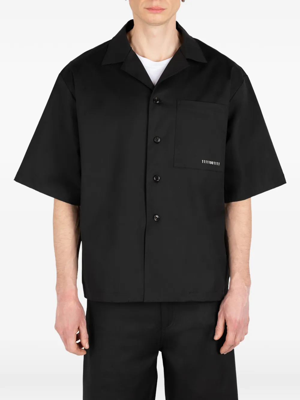 Рубашка с короткими рукавами и карманом Boo Société Anonyme, черный
Рубашка с короткими рукавами и карманом Boo Société Anonyme, черный