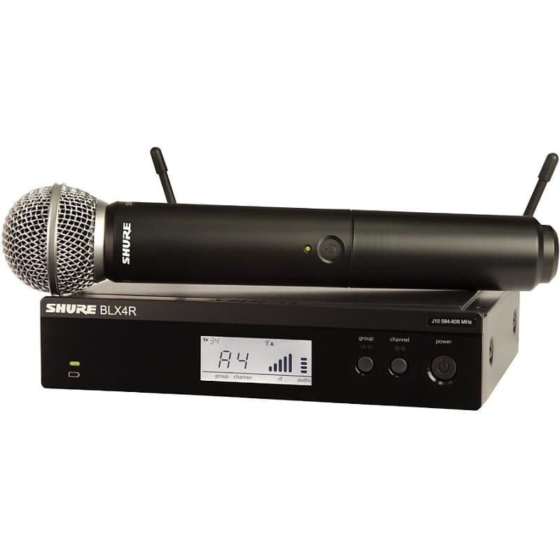Беспроводная микрофонная система Shure BLX24R/SM58 Handheld Wireless Wireless SM58 Microphone System
Беспроводная микрофонная система Shure BLX24R/SM58 Handheld Wireless Wireless SM58 Microphone System