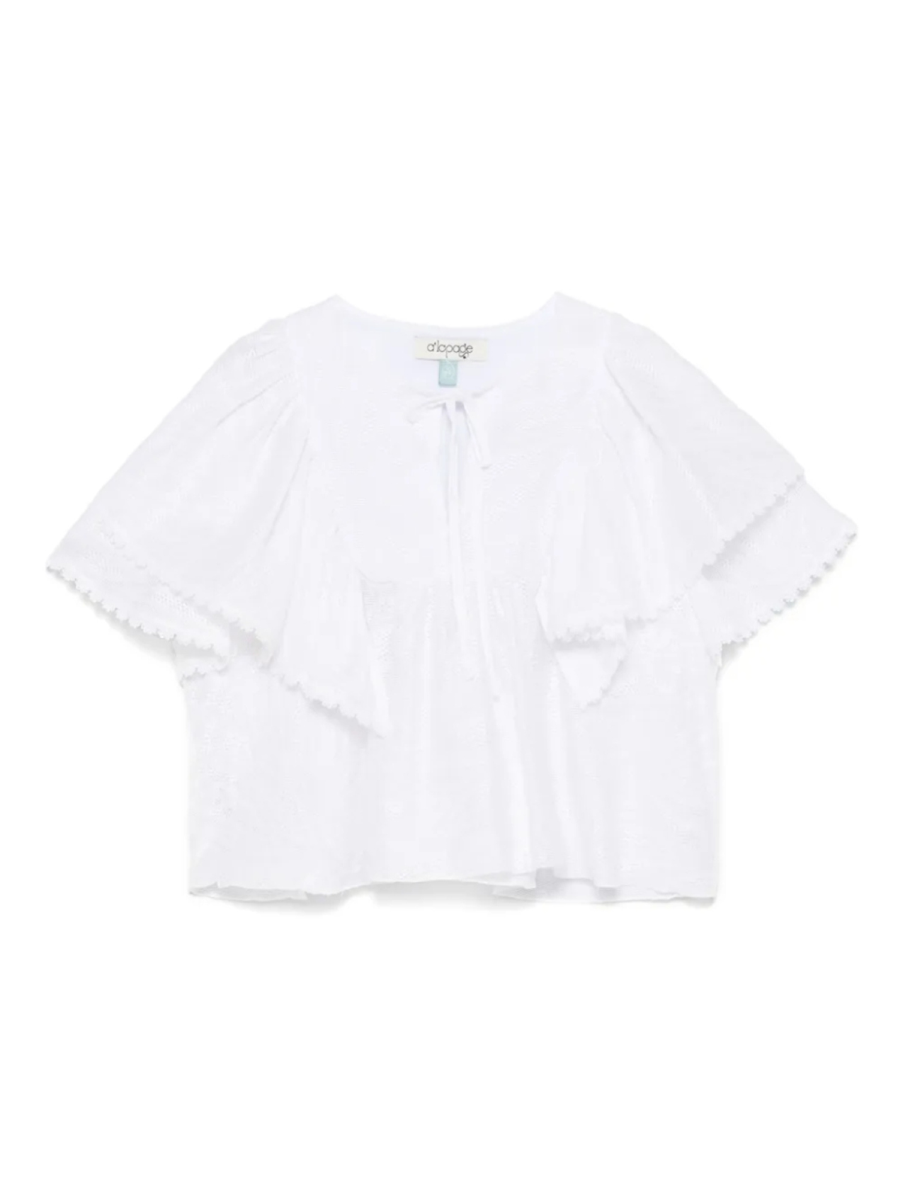 Alapage блузка с короткими рукавами, белый
Alapage блузка с короткими рукавами, белый