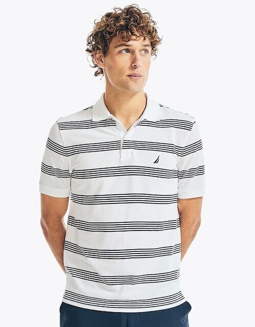 Мужская рубашка-поло из хлопка с короткими рукавами Nautica, белый
Мужская рубашка-поло из хлопка с короткими рукавами Nautica, белый