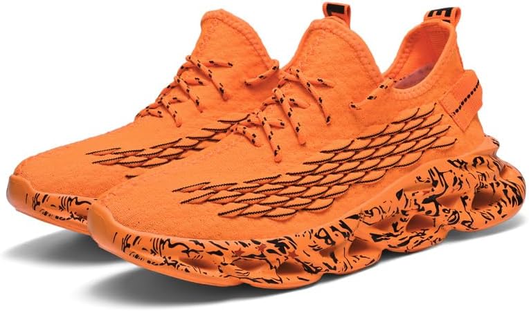 Мужские кроссовки с лезвием, дышащие мужские теннисные кроссовки, спортивная мягкая подошва, мужская беговая обувь с нескользящей подошвой Biuhfn, оранжевый
Мужские кроссовки с лезвием, дышащие мужские теннисные кроссовки, спортивная мягкая подошва, мужская беговая обувь с нескользящей подошвой Biuhfn, оранжевый