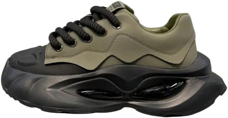 Модные стильные мужские кроссовки с дышащей легкой конструкцией, новой толстой подошвой для повседневного и уличного ношения Zixcplaz, зеленый
Модные стильные мужские кроссовки с дышащей легкой конструкцией, новой толстой подошвой для повседневного и уличного ношения Zixcplaz, зеленый