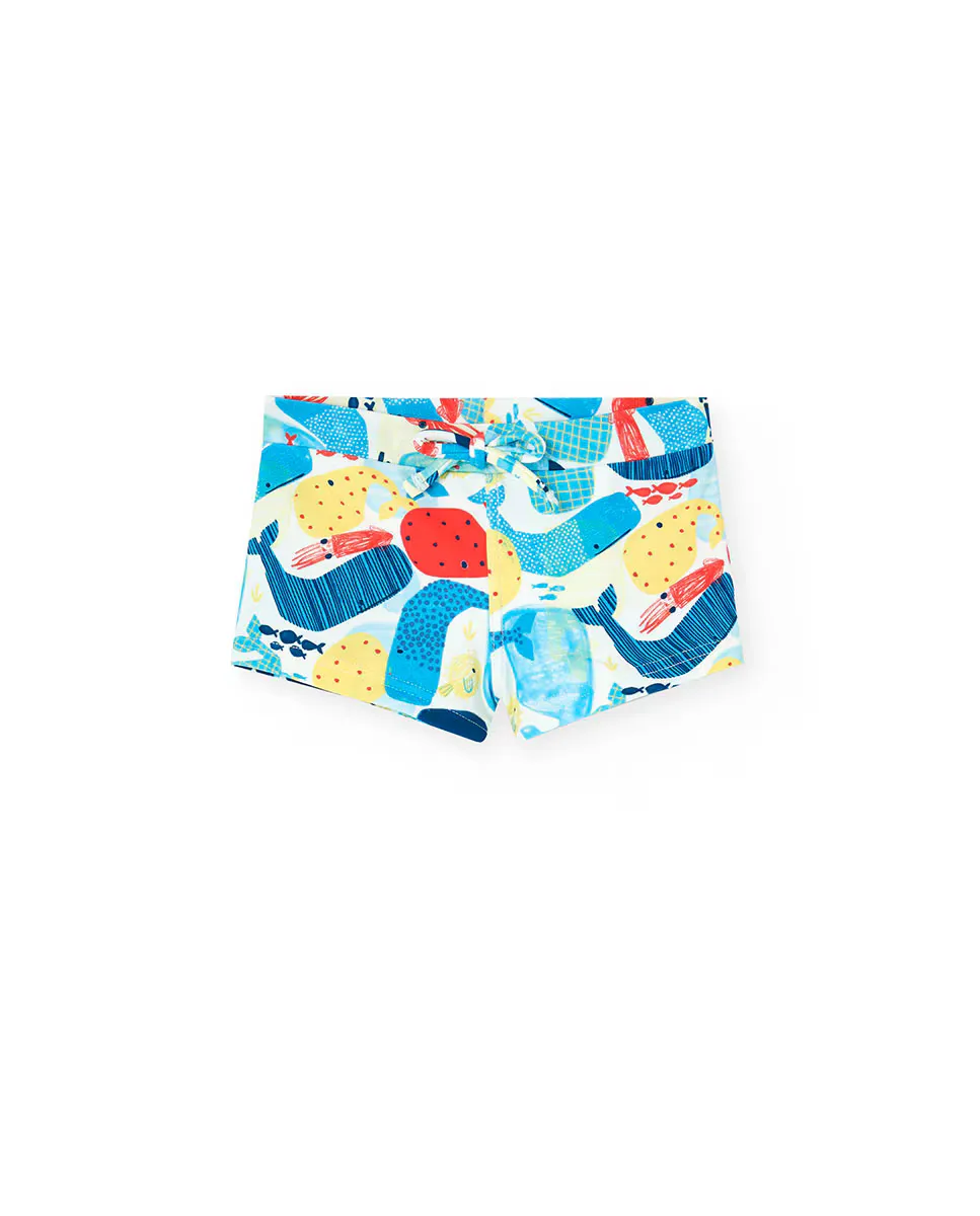 Боксерские шорты для мальчиков с фантазийным принтом и кулиской Boboli, синий
Боксерские шорты для мальчиков с фантазийным принтом и кулиской Boboli, синий