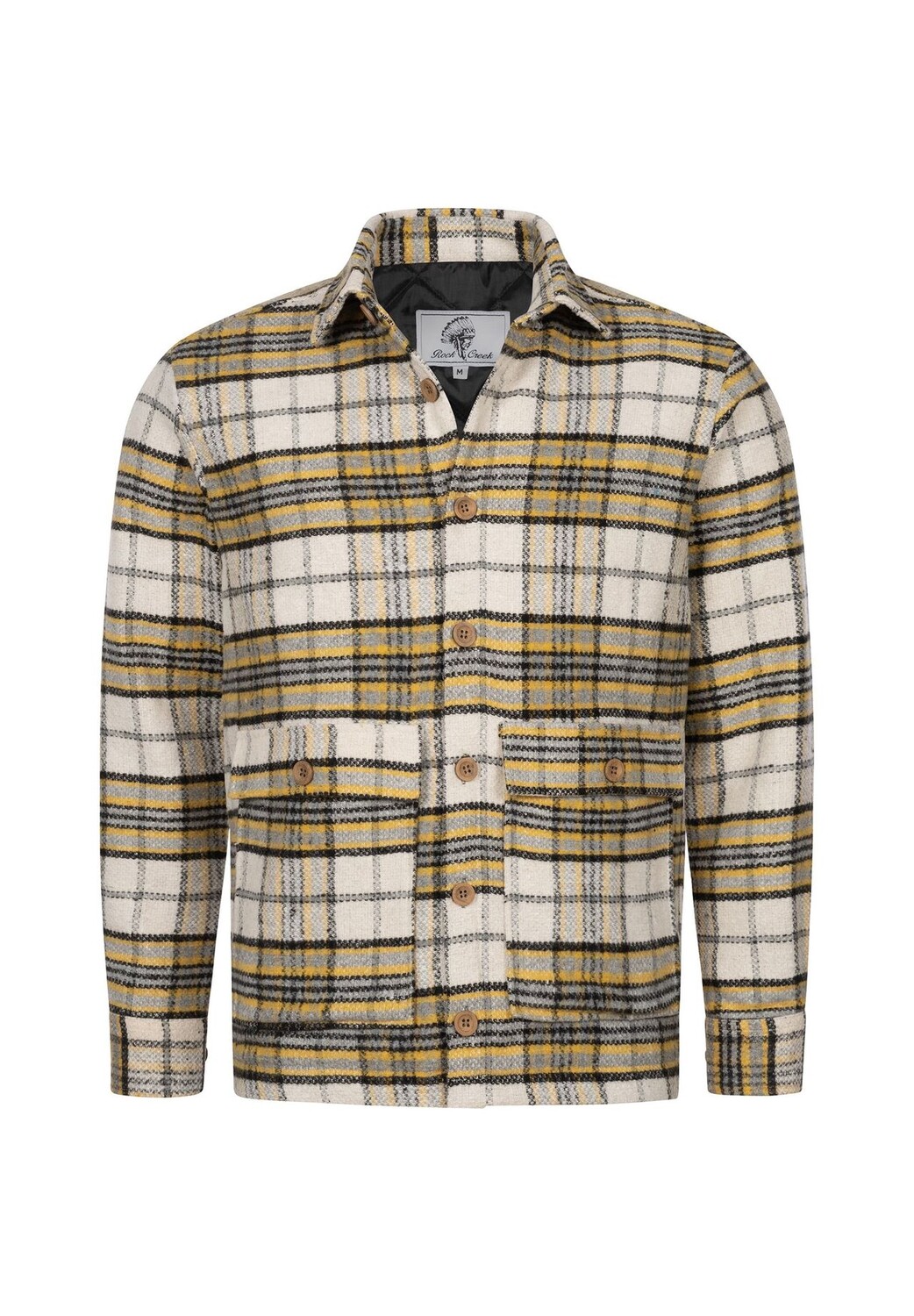 Рубашка Рубашка в клетку Rock Creek, желтый 
Рубашка Рубашка в клетку Rock Creek, желтый