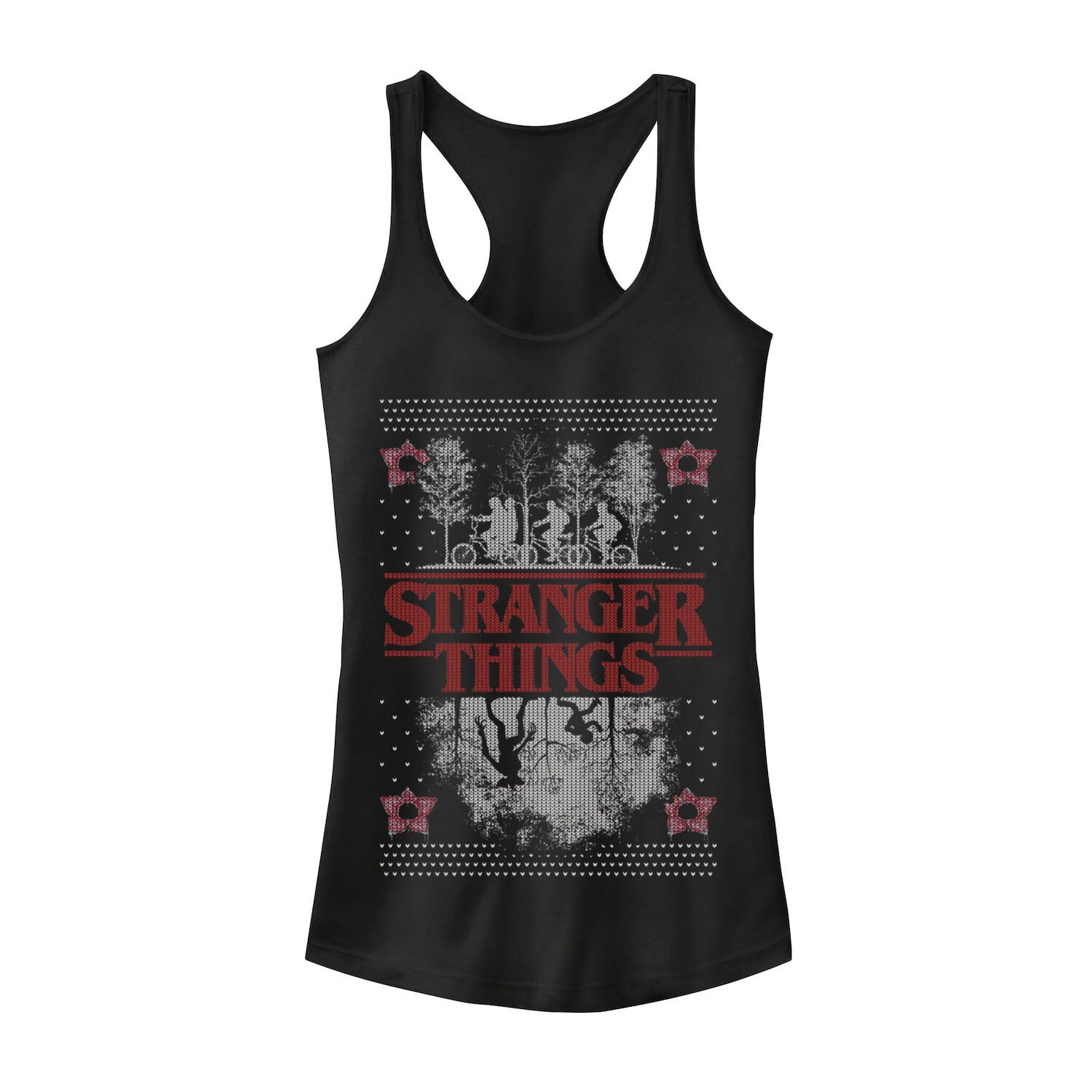 Юниорский свитер Netflix «Очень странные дела» — уродливый рождественский свитер в стиле графической майки Licensed Character, черный
Юниорский свитер Netflix «Очень странные дела» — уродливый рождественский свитер в стиле графической майки Licensed Character, черный