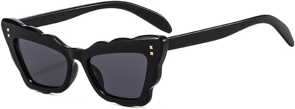 Популярные модные женские солнцезащитные очки «кошачий глаз» в стиле ретро с заклепками, мужские солнцезащитные очки с градиентным переходом цвета и защитой от УФ-излучения UV400 TKKTLLT, Black Grey
Популярные модные женские солнцезащитные очки «кошачий глаз» в стиле ретро с заклепками, мужские солнцезащитные очки с градиентным переходом цвета и защитой от УФ-излучения UV400 TKKTLLT, Black Grey