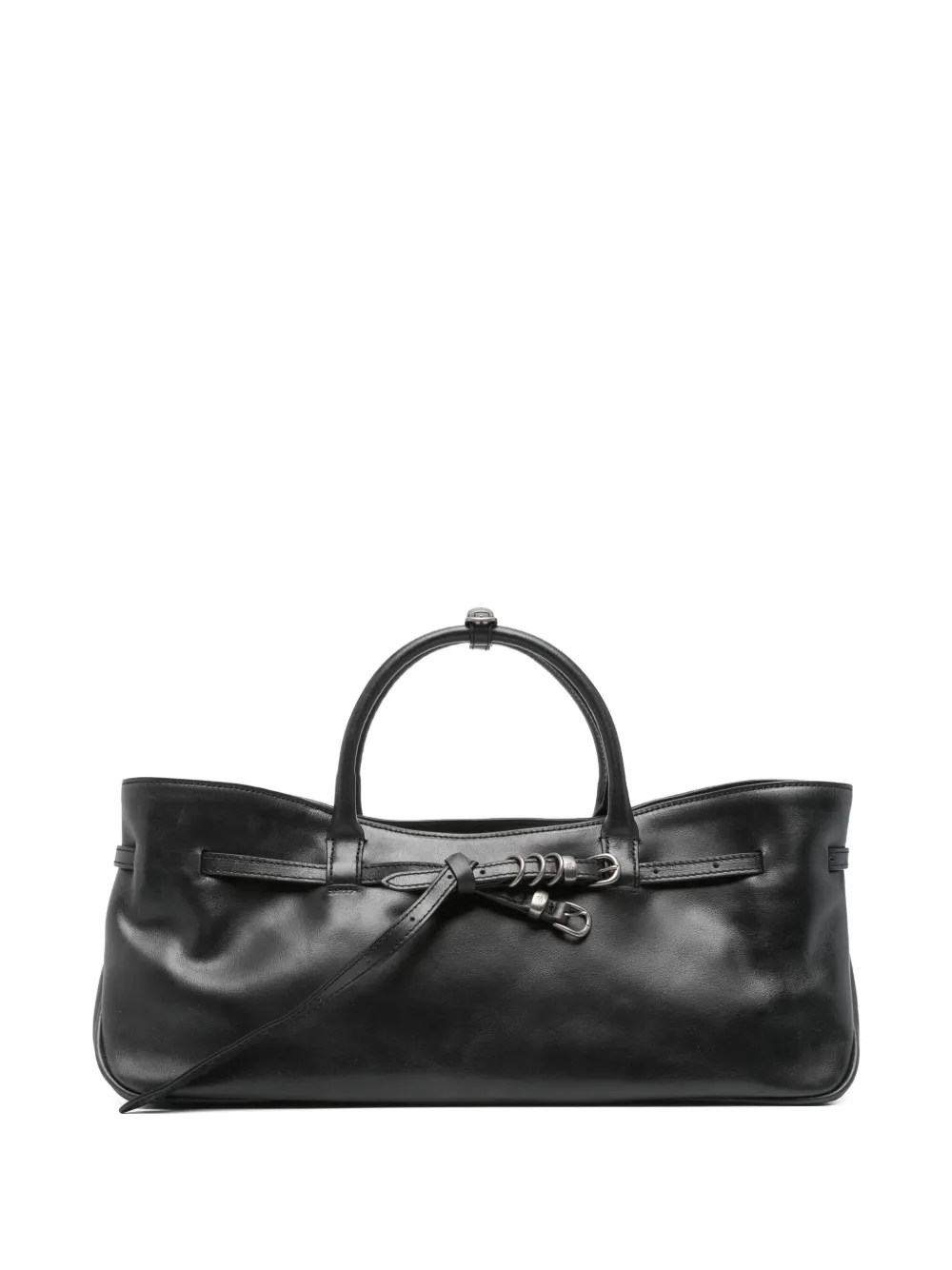 Большая сумка-тоут с пряжкой, бывшая в употреблении, от бабушки Marge Sherwood, черный
Большая сумка-тоут с пряжкой, бывшая в употреблении, от бабушки Marge Sherwood, черный