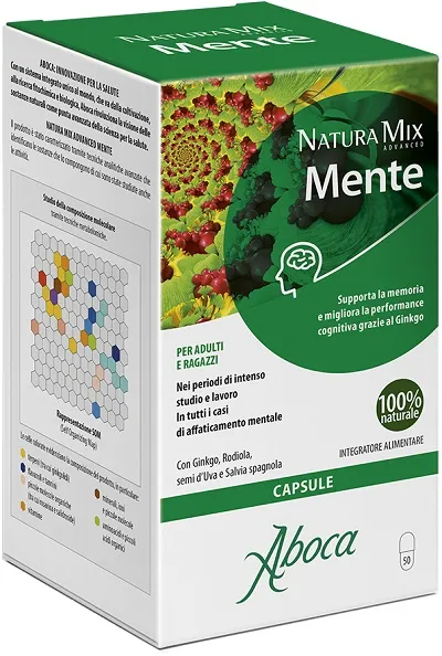 Natura Mix Advanced Mente50 капсул Aboca
Natura Mix Advanced Mente50 капсул Aboca