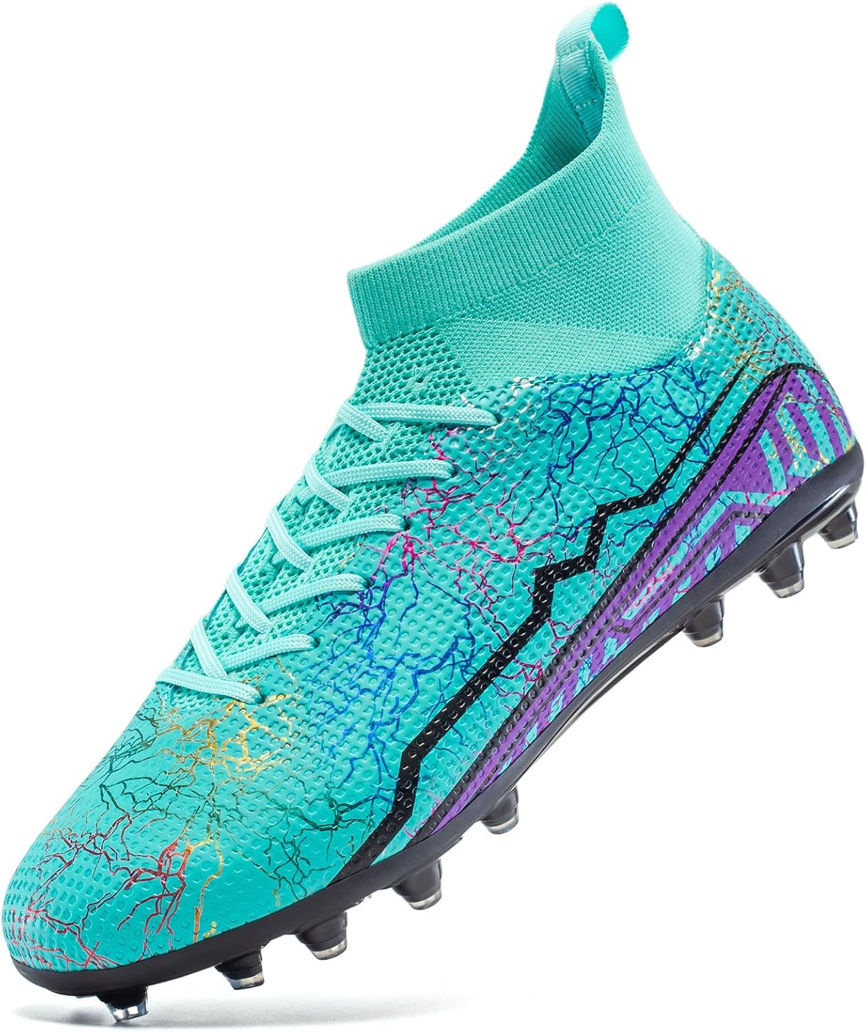 Футбольные бутсы для мужчин и молодежи, сороконожки для игры на искусственном газоне, высокие футбольные кроссовки, профессиональные спортивные бутсы для тренировок на траве, унисекс Xghrian, Cyan
Футбольные бутсы для мужчин и молодежи, сороконожки для игры на искусственном газоне, высокие футбольные кроссовки, профессиональные спортивные бутсы для тренировок на траве, унисекс Xghrian, Cyan