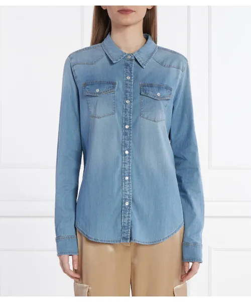 Джинсовая рубашка Slim fit Guess Jeans, синий
Джинсовая рубашка Slim fit Guess Jeans, синий