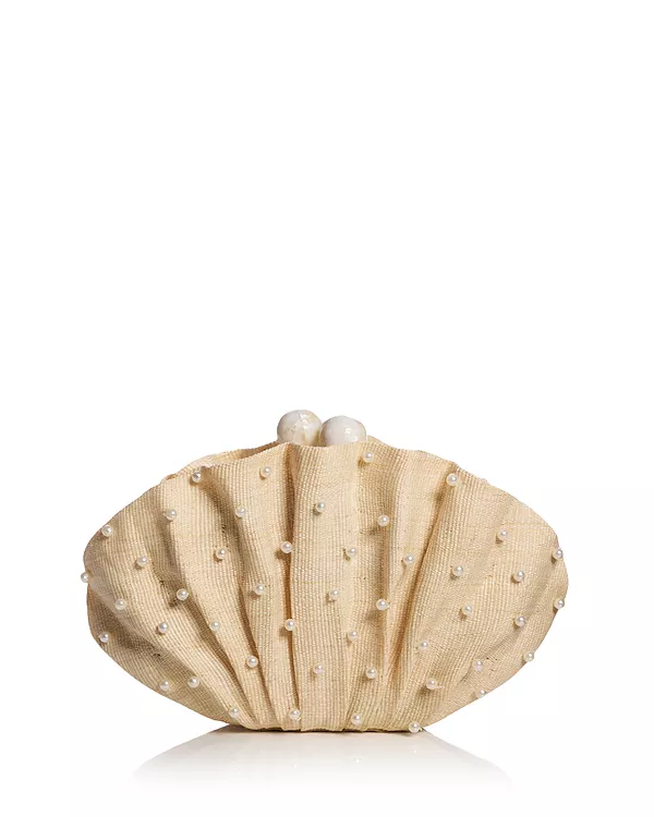 Складной клатч с вышивкой из искусственного жемчуга Poolside, бежевый
Складной клатч с вышивкой из искусственного жемчуга Poolside, бежевый