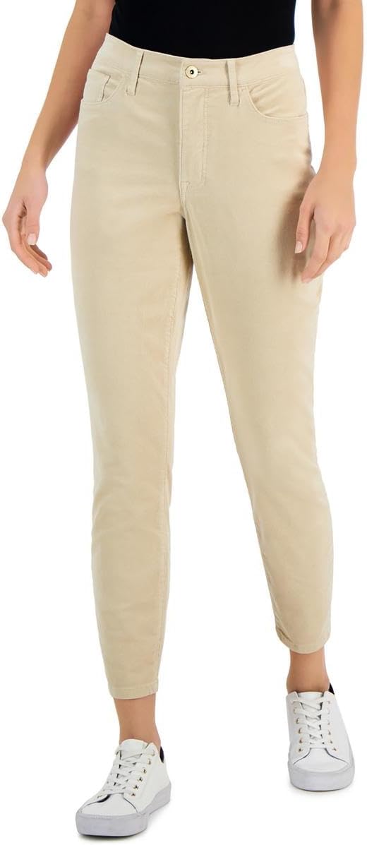 Женские вельветовые узкие брюки Tommy Hilfiger, Oyster
Женские вельветовые узкие брюки Tommy Hilfiger, Oyster