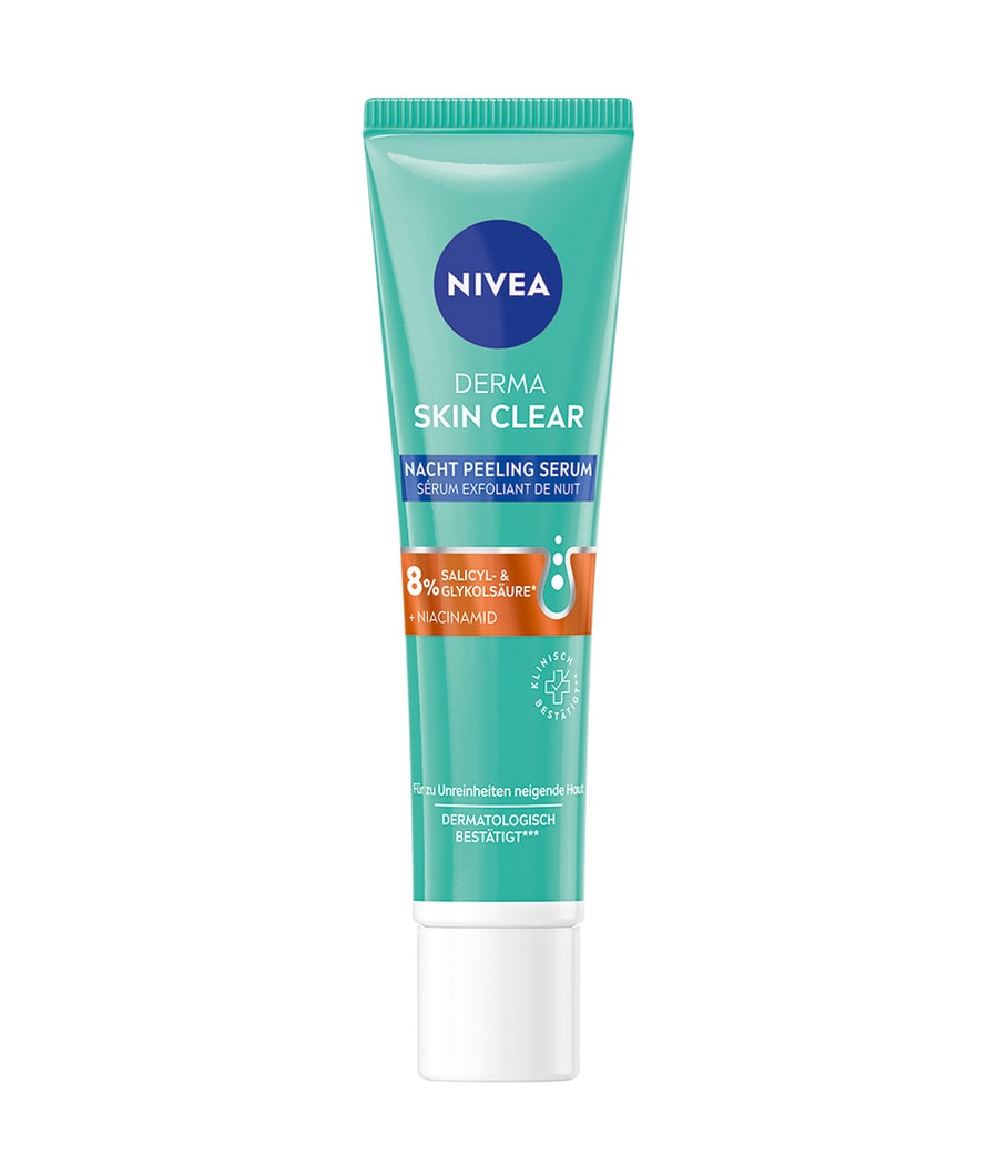 Сыворотка для лица NIVEA Derma Skin Clear Nacht Peeling Serum, 40 ml
Сыворотка для лица NIVEA Derma Skin Clear Nacht Peeling Serum, 40 ml
