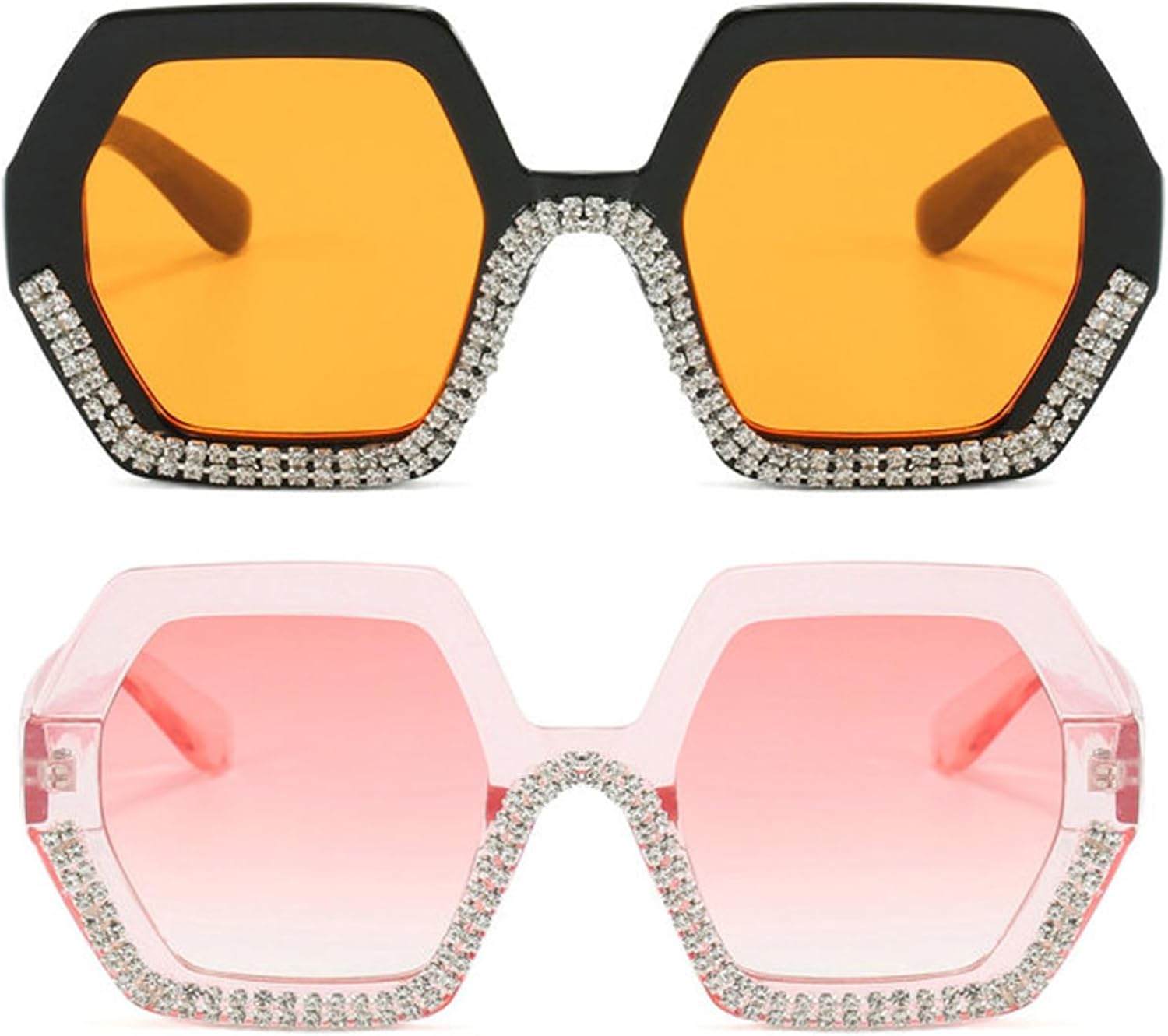 Солнцезащитные очки Willochra Polygon, милые и модные, для женщин, с блестками, стразами, кристаллами, в стиле конфет, квадратные солнцезащитные очки, 2pcs-black Yellow&pink
Солнцезащитные очки Willochra Polygon, милые и модные, для женщин, с блестками, стразами, кристаллами, в стиле конфет, квадратные солнцезащитные очки, 2pcs-black Yellow&pink
