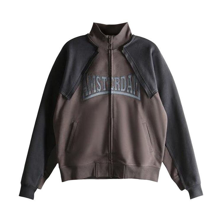 Толстовка Vetements Patched Zip-Up, Brown/Washed Black
Толстовка Vetements Patched Zip-Up, Brown/Washed Black