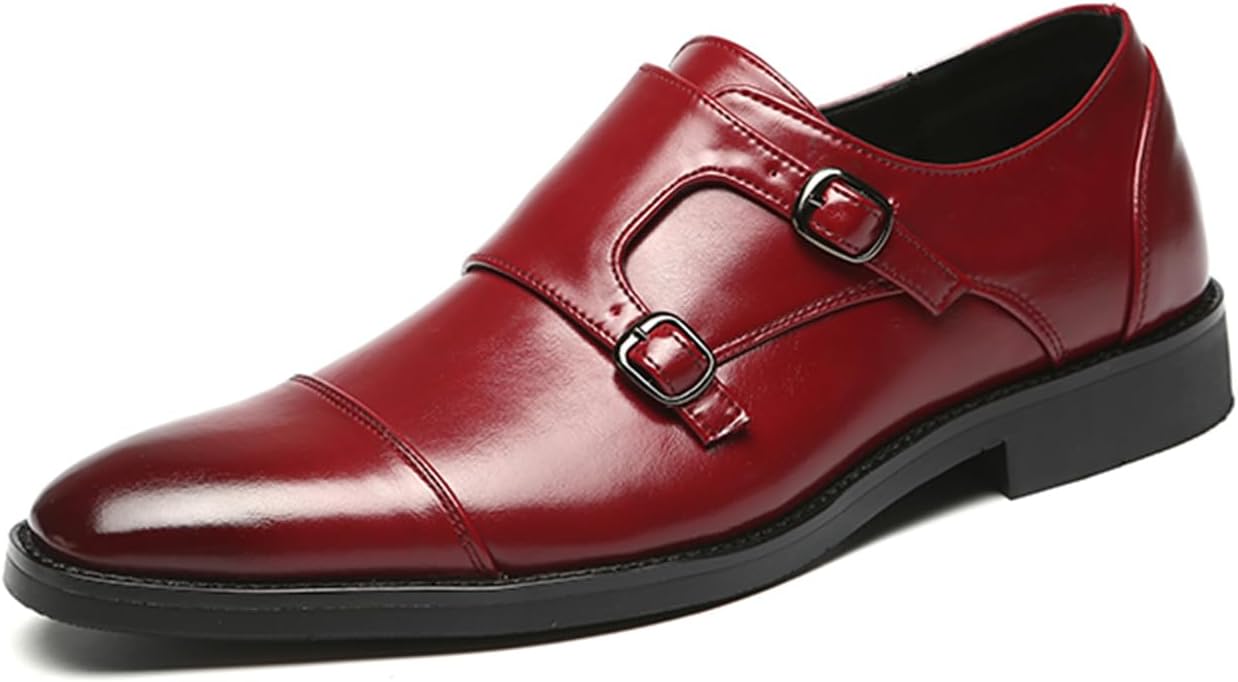 Мужские туфли-лоферы с двойной пряжкой, с острым носком, из искусственной кожи, стиль оксфорд Generic, Claret
Мужские туфли-лоферы с двойной пряжкой, с острым носком, из искусственной кожи, стиль оксфорд Generic, Claret