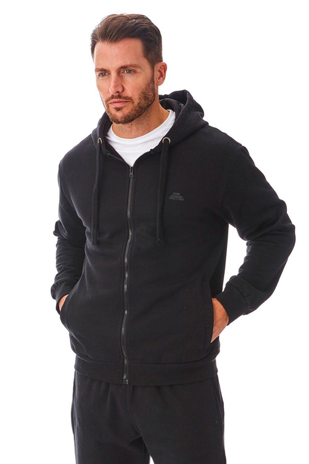 Толстовка на молнии Iron Mountain, черный 
Толстовка на молнии Iron Mountain, черный