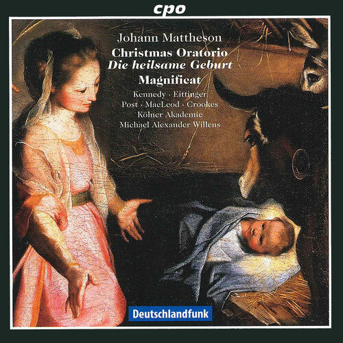 CD диск Mattheson / Kennedy / Kolner Akademie / Willens: Christmas Oratorio: Heilsame Geburt / Magnificat
CD диск Mattheson / Kennedy / Kolner Akademie / Willens: Christmas Oratorio: Heilsame Geburt / Magnificat