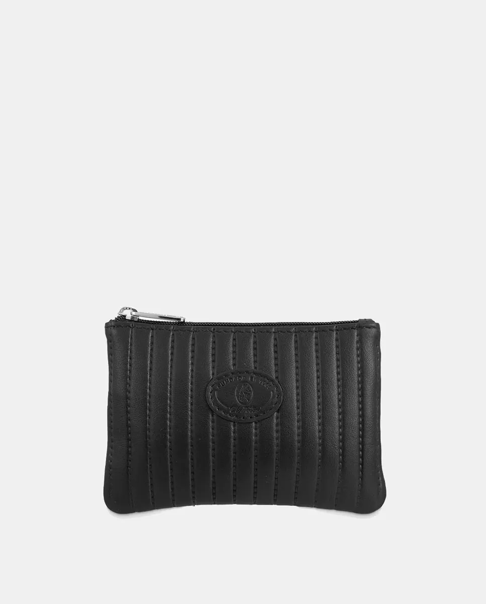 Черный кошелек-брелок из яловой кожи El Potro, черный
Черный кошелек-брелок из яловой кожи El Potro, черный