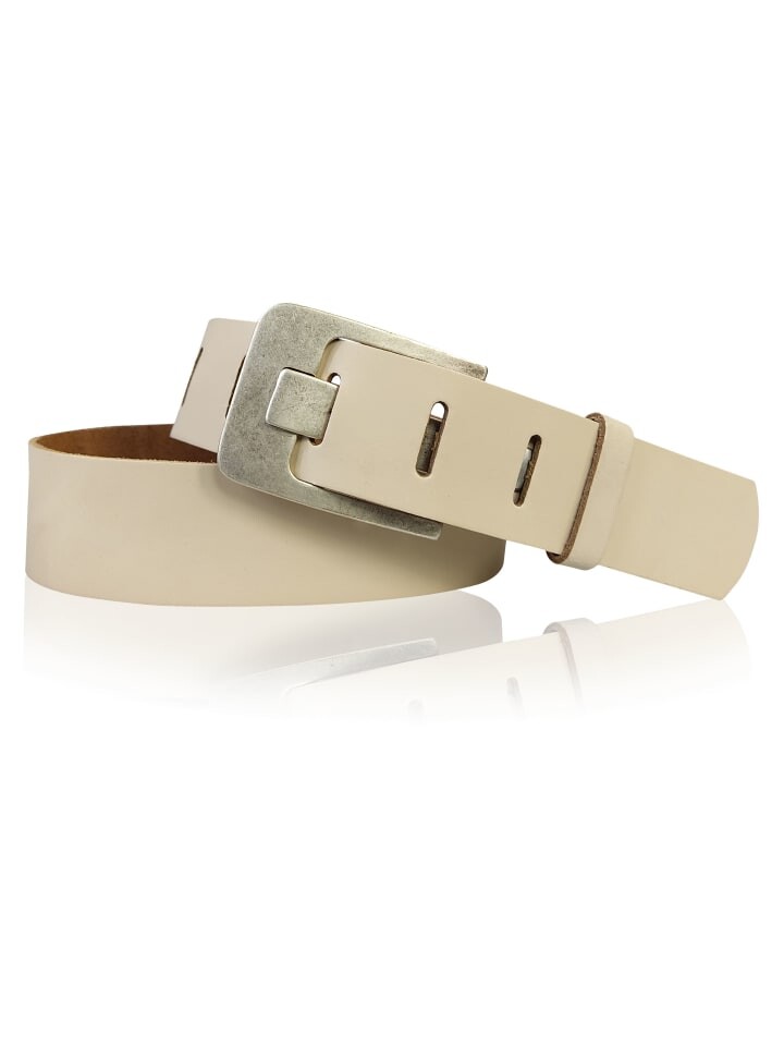 Ремень FRONHOFER Breitdorn Gürtel, кремовый 
Ремень FRONHOFER Breitdorn Gürtel, кремовый