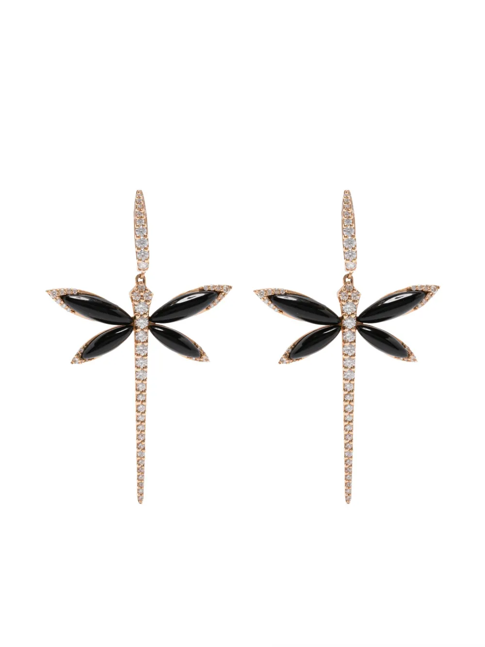 Серьга с маленькими бриллиантами в виде стрекозы из 18-каратного розового золота Anapsara, розовый
Серьга с маленькими бриллиантами в виде стрекозы из 18-каратного розового золота Anapsara, розовый