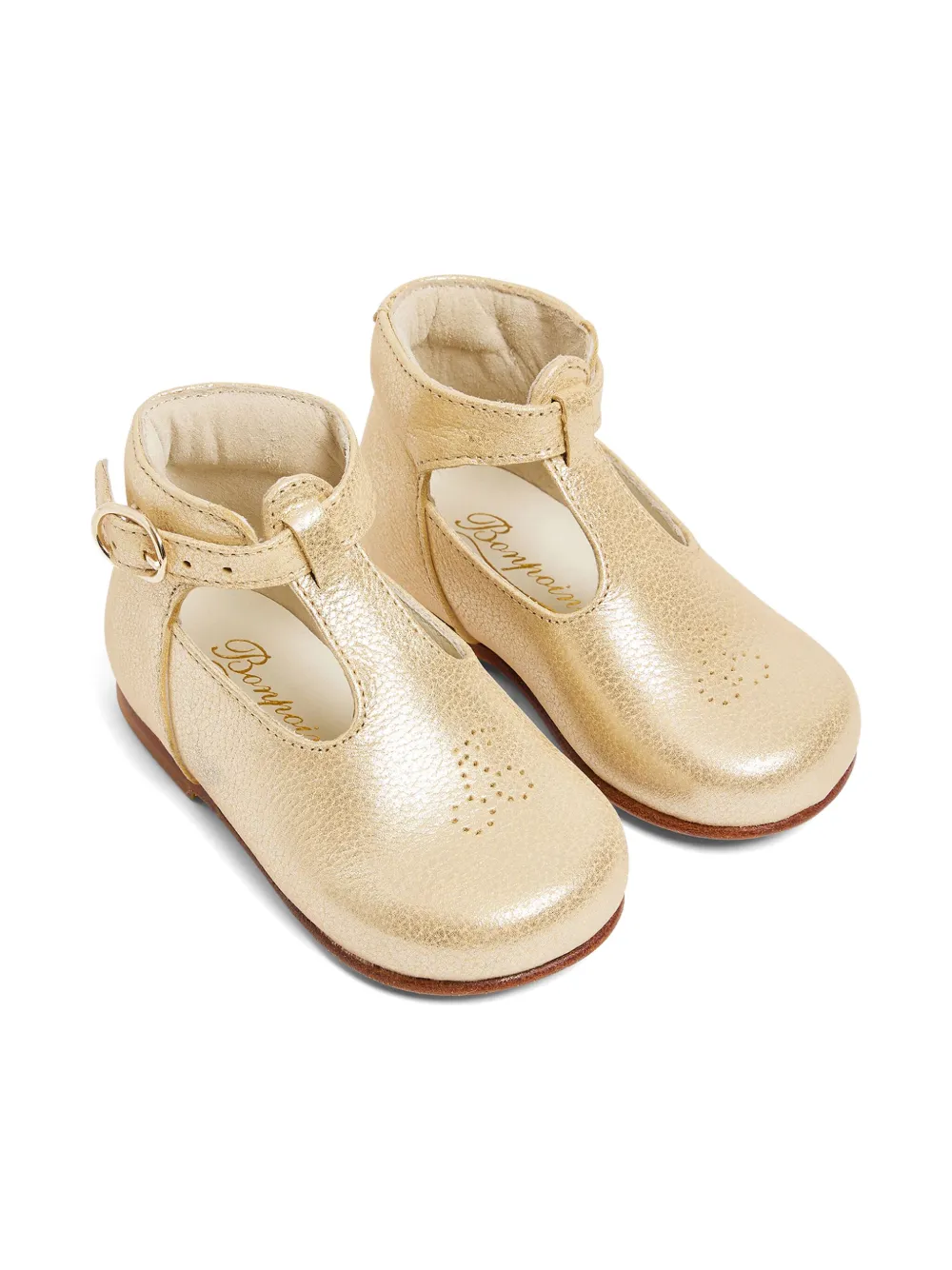 Кожаные пинетки Bonpoint, золотистый
Кожаные пинетки Bonpoint, золотистый