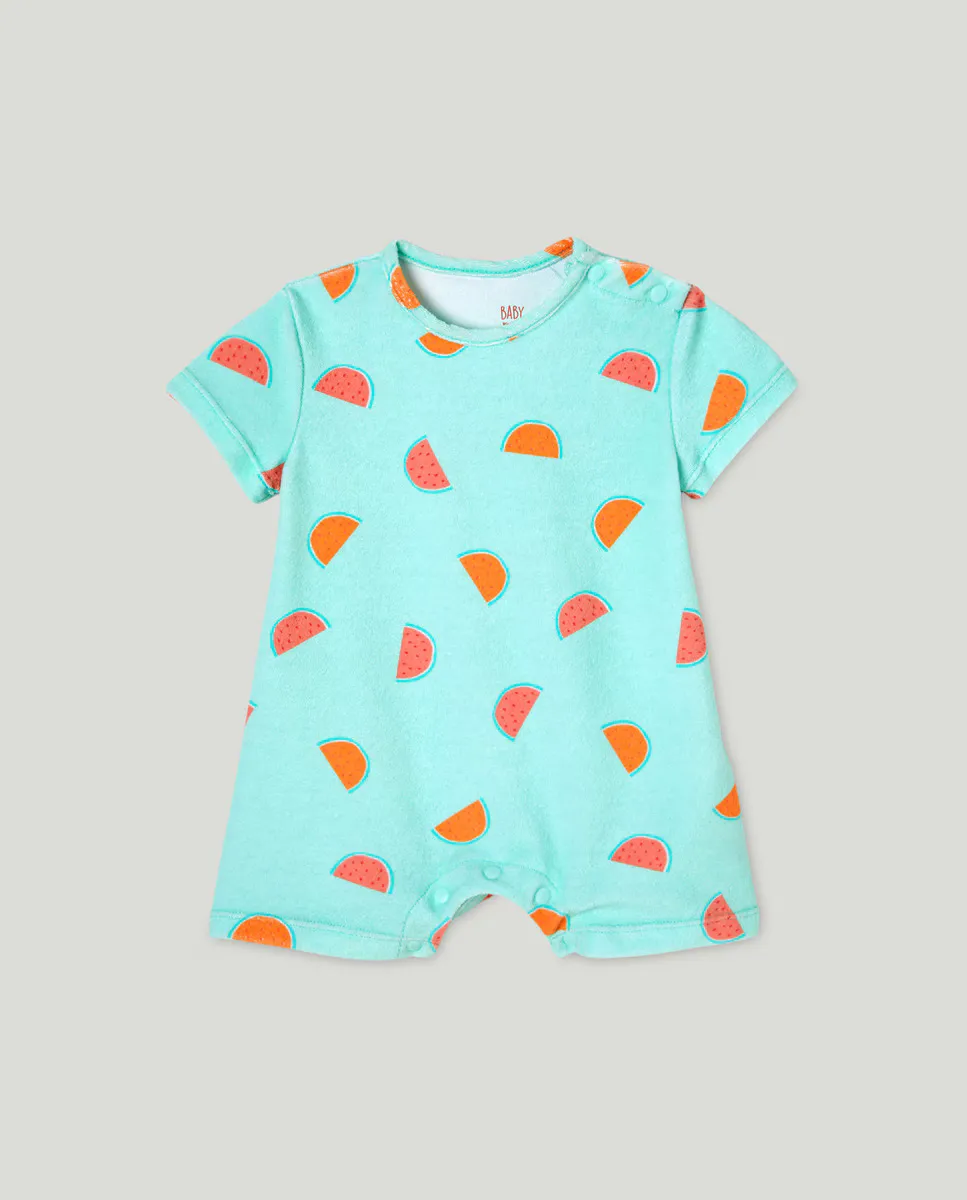 Комбинезон для девочки с фруктами Baby El Corte Inglés, зеленый
Комбинезон для девочки с фруктами Baby El Corte Inglés, зеленый