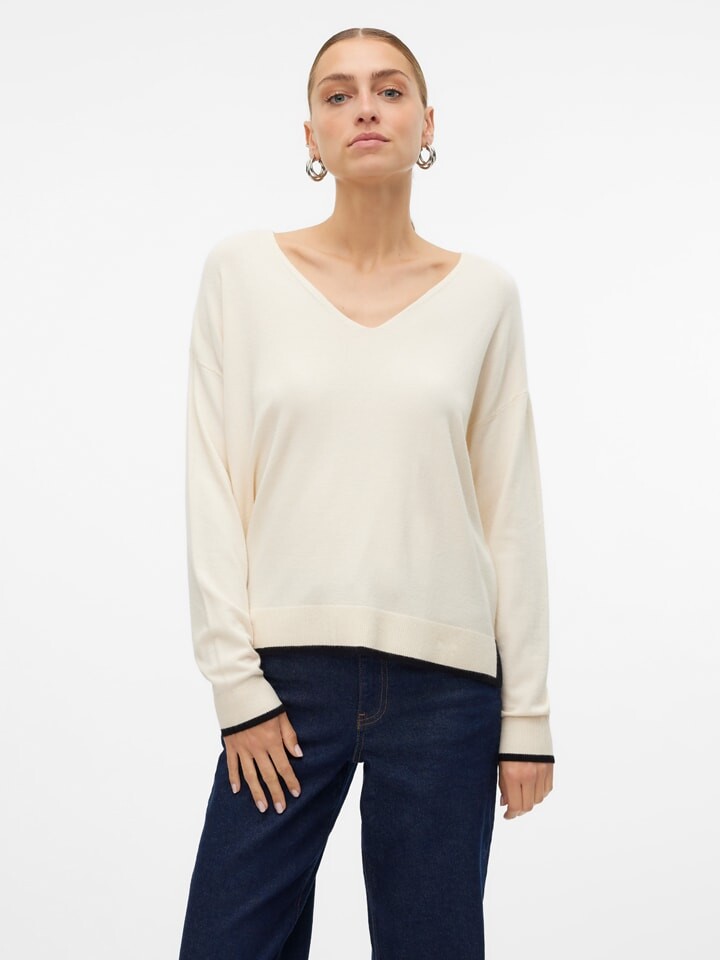 Пуловер Vero Moda, цвет creme/schwarz
Пуловер Vero Moda, цвет creme/schwarz