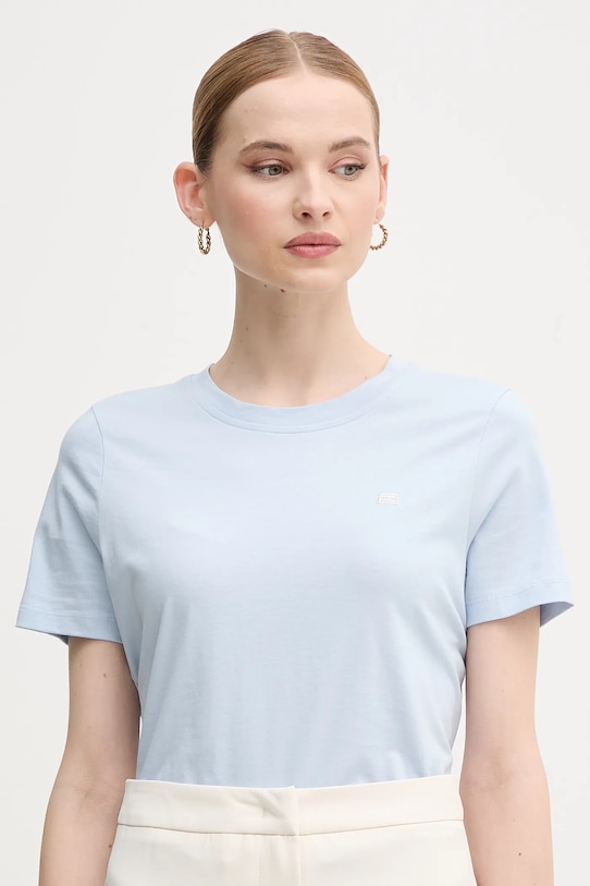 Хлопковая футболка Tommy Hilfiger, синий 
Хлопковая футболка Tommy Hilfiger, синий