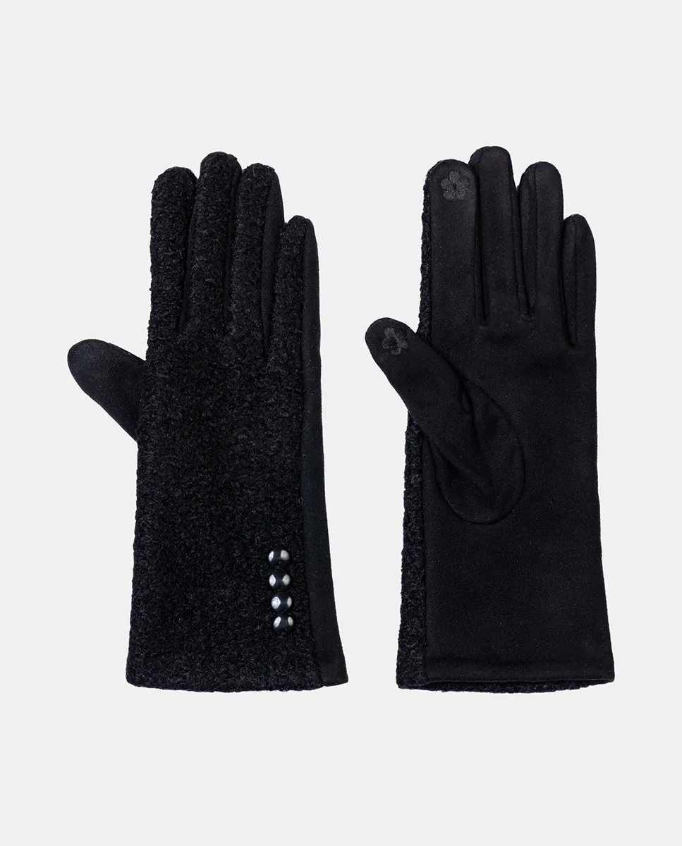 перчатки из махровой ткани с пуговицами Santacana, черный
перчатки из махровой ткани с пуговицами Santacana, черный