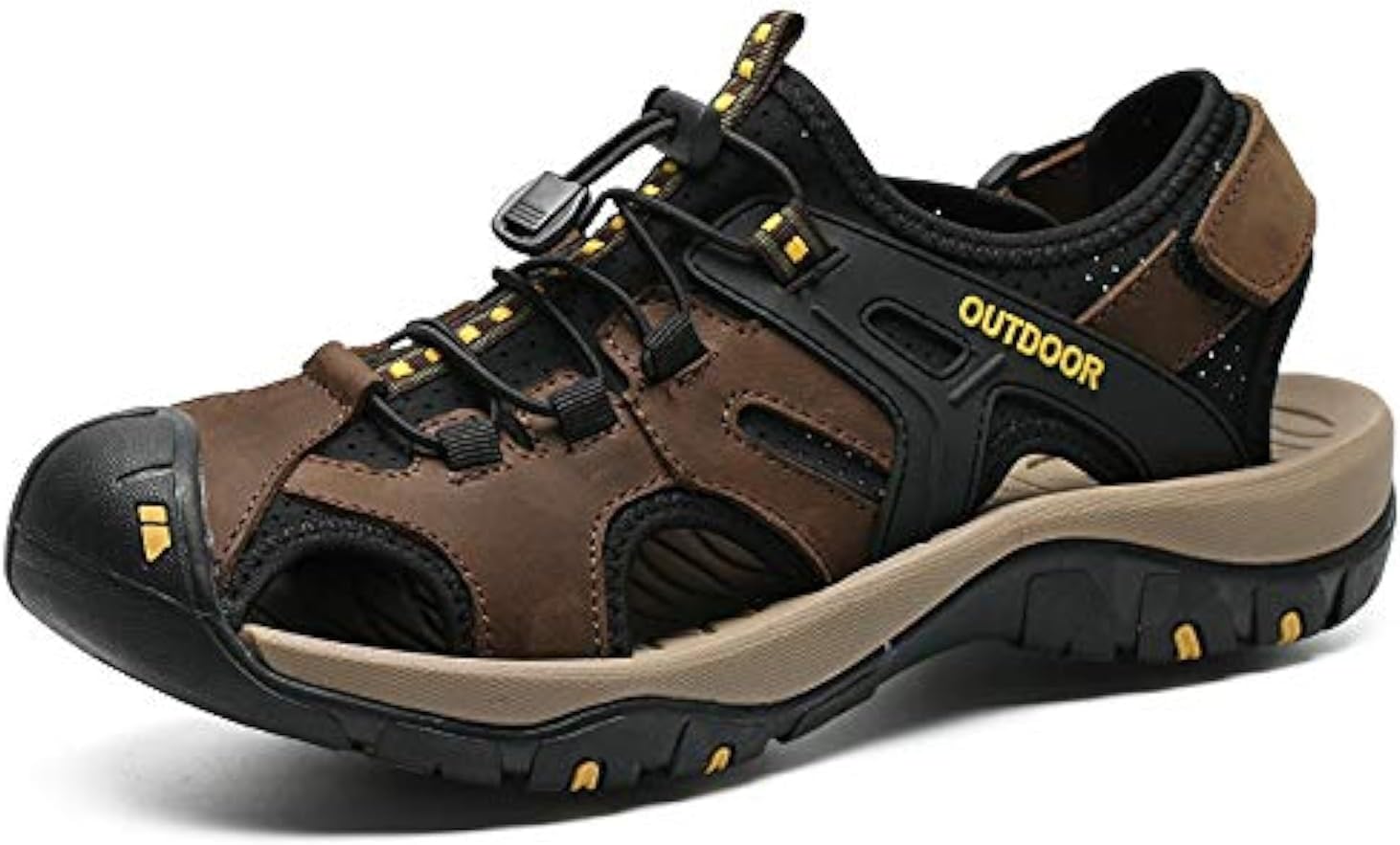 Мужские спортивные сандалии LUODENGLANG для активного отдыха на открытом воздухе, походные сандалии с закрытым носком, водонепроницаемые сандалии, легкая повседневная летняя обувь для пляжа, дышащие, коричневый
Мужские спортивные сандалии LUODENGLANG для активного отдыха на открытом воздухе, походные сандалии с закрытым носком, водонепроницаемые сандалии, легкая повседневная летняя обувь для пляжа, дышащие, коричневый