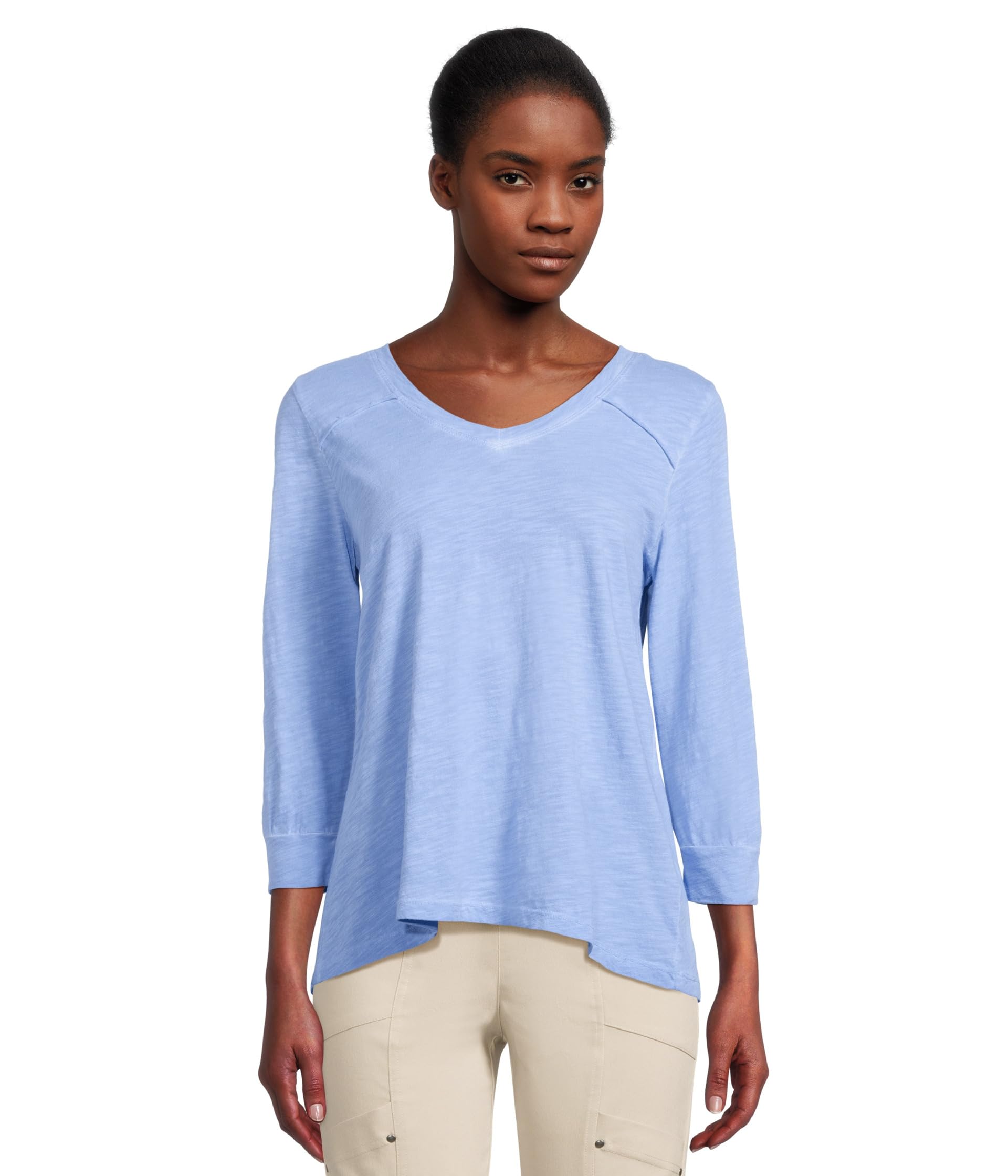 Футболка Elliott Lauren Enzyme Wash Jersey - V Neck -3/4 Sleeve Tee, Denim 
Футболка Elliott Lauren Enzyme Wash Jersey - V Neck -3/4 Sleeve Tee, Denim