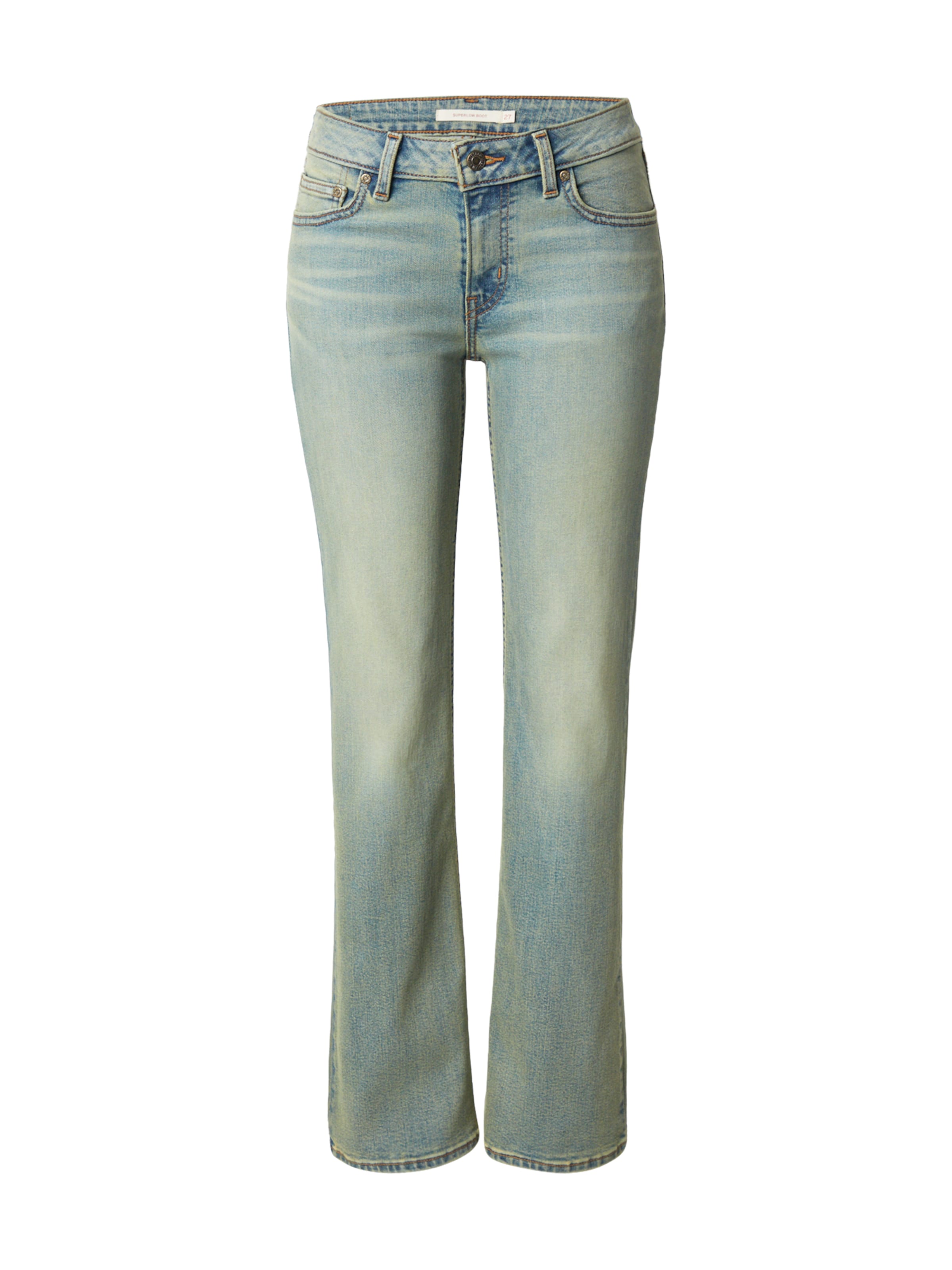 LEVI'S Джинсы-клеш 'Superlow Bootcut Jeans' в синем дениме
LEVI'S Джинсы-клеш 'Superlow Bootcut Jeans' в синем дениме