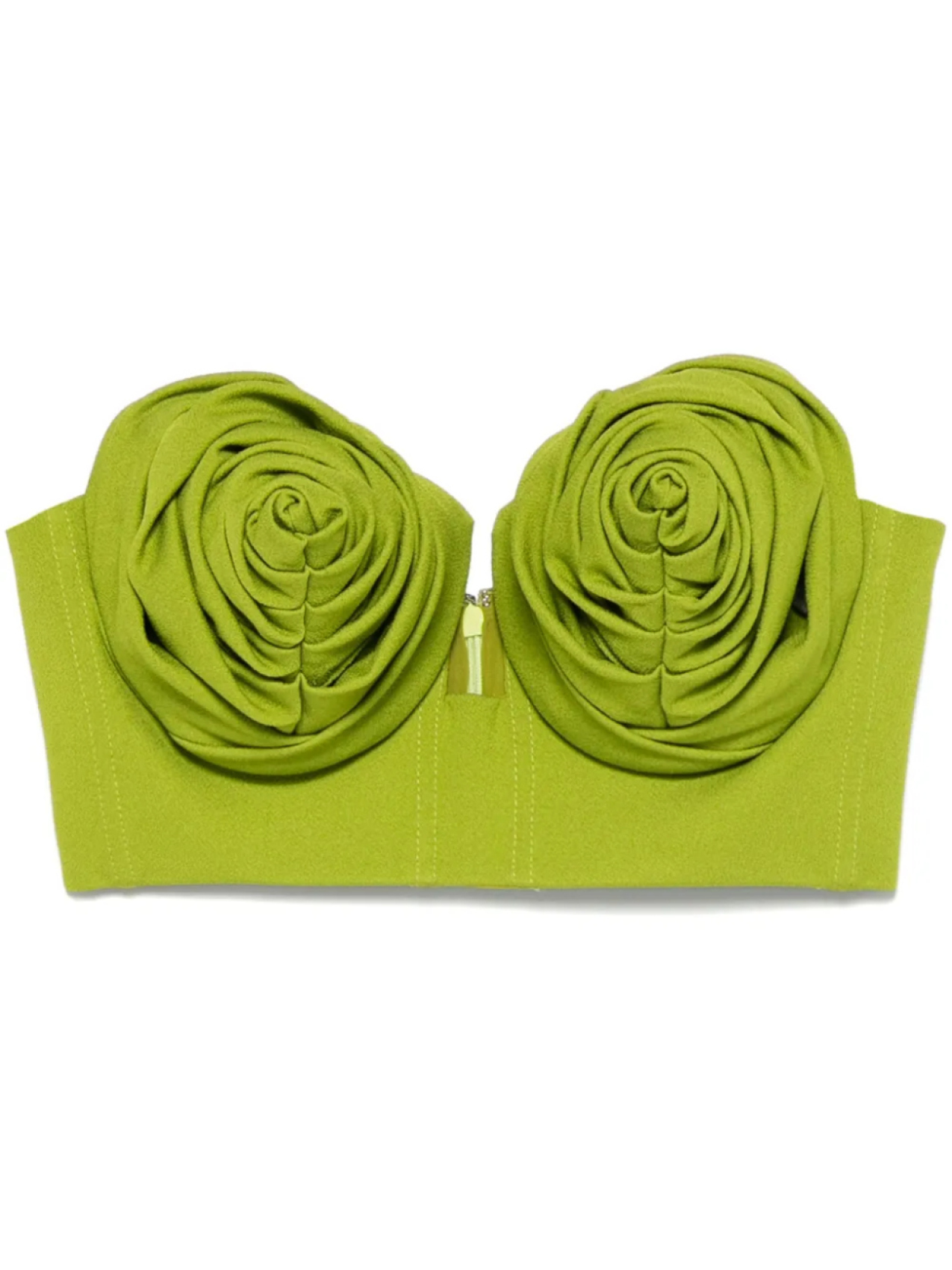 Jean Paul Gaultier укороченный топ с коническими чашками, зеленый
Jean Paul Gaultier укороченный топ с коническими чашками, зеленый