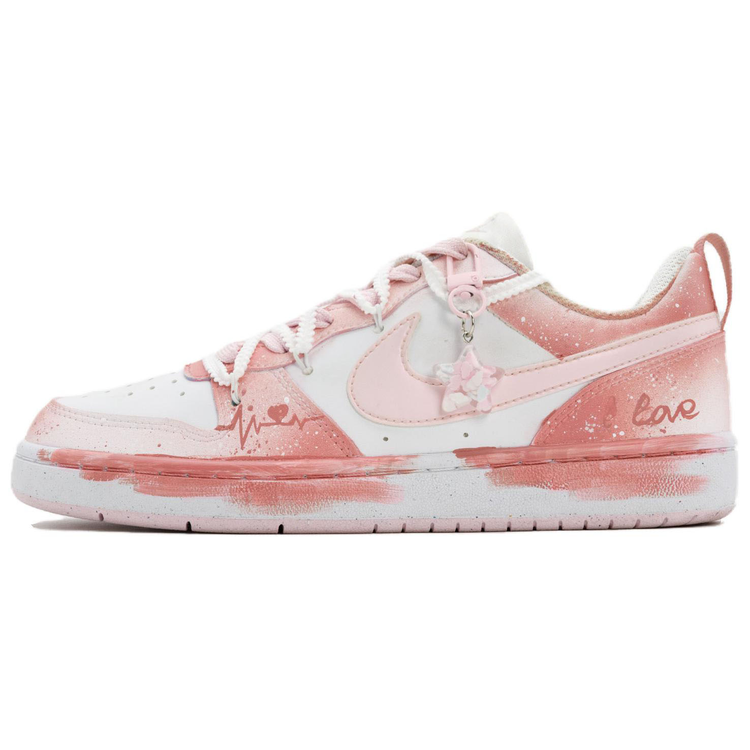 Кроссовки Court Borough Fatal Heartbeat с нескользящей подошвой, устойчивые к истиранию, для скейтбординга, для подростков Nike, розовый
Кроссовки Court Borough Fatal Heartbeat с нескользящей подошвой, устойчивые к истиранию, для скейтбординга, для подростков Nike, розовый