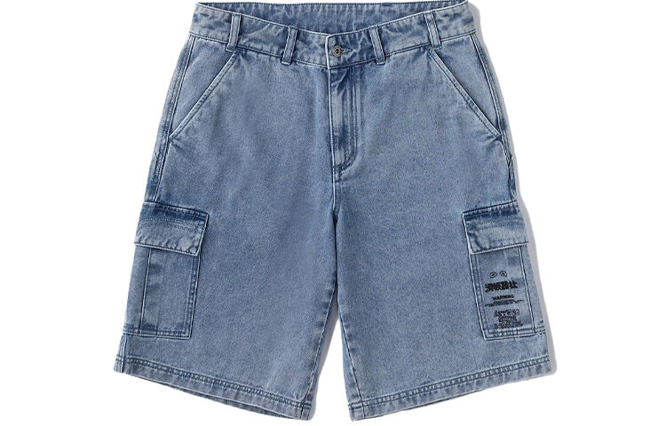 Джинсовые шорты Disney X Disney мужские синие Lining, синий 
Джинсовые шорты Disney X Disney мужские синие Lining, синий