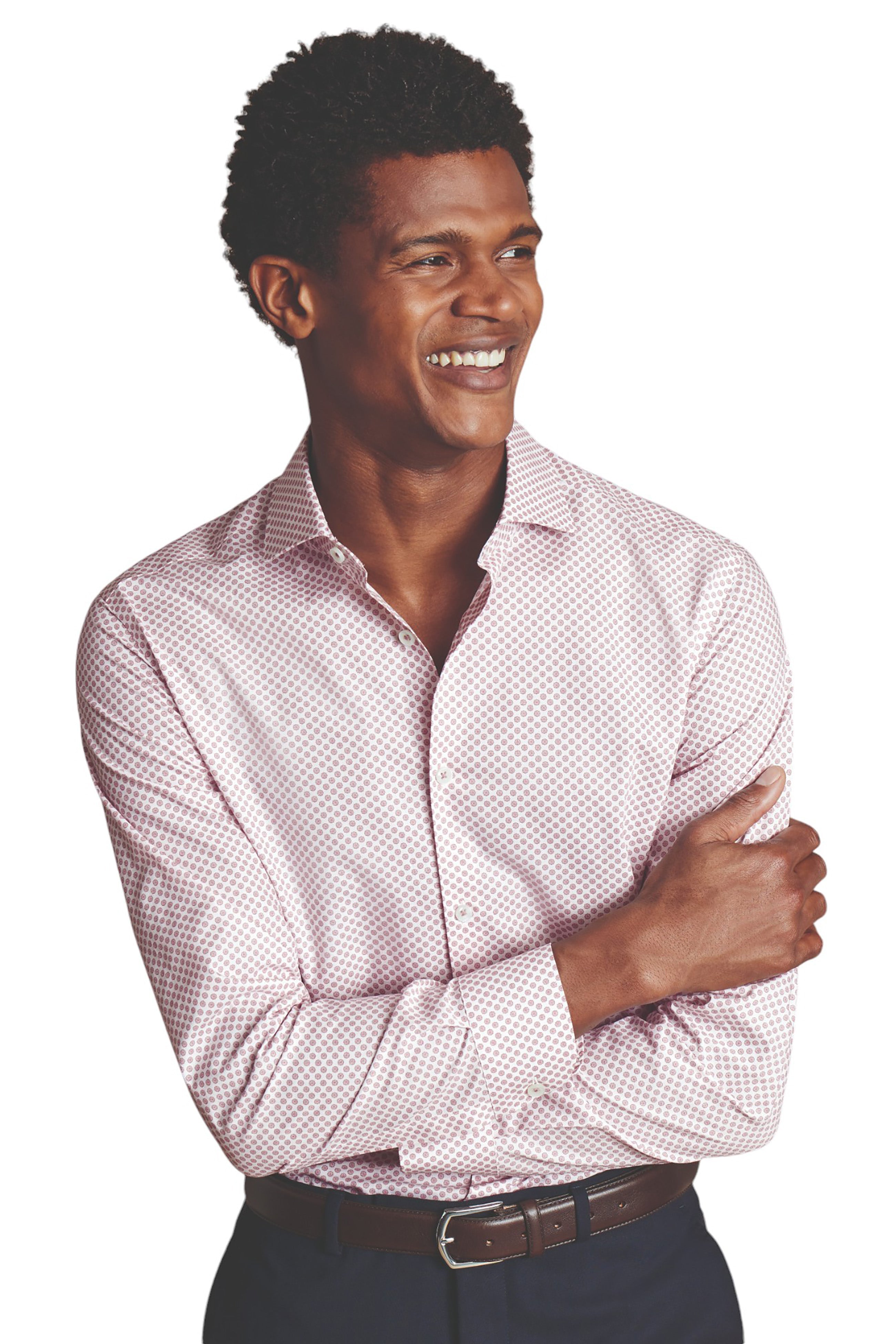 Мужская рубашка Charles Tyrhwitt Slim Fit Medallion Non-Iron Stretch Print Charles Tyrwhitt, цвет claret pink
Мужская рубашка Charles Tyrhwitt Slim Fit Medallion Non-Iron Stretch Print Charles Tyrwhitt, цвет claret pink