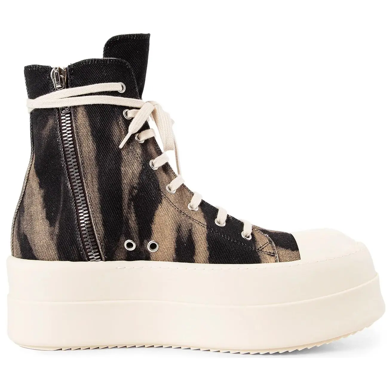 Холщовые кеды мужские высокие черный коричневый Rick Owens Drkshdw
Холщовые кеды мужские высокие черный коричневый Rick Owens Drkshdw