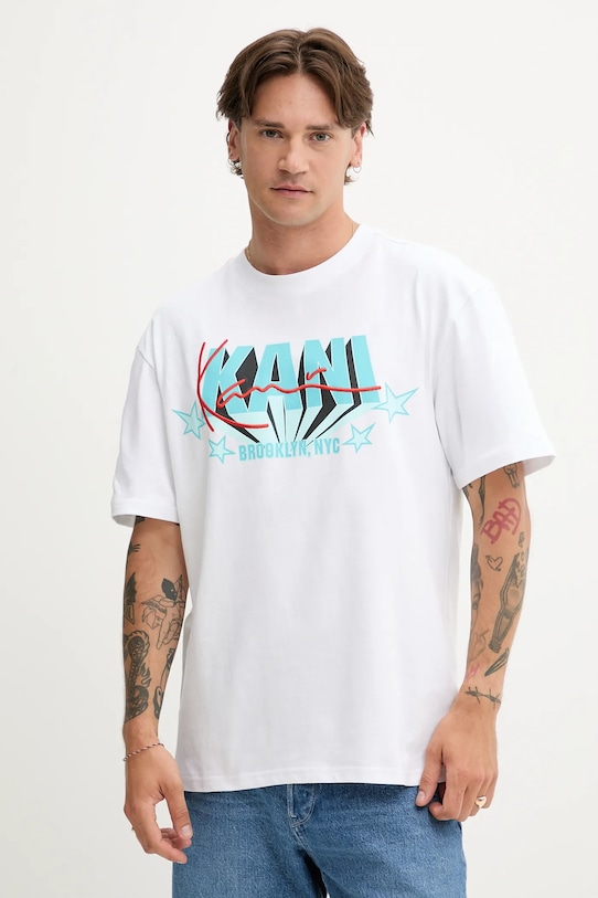 Хлопковая футболка Karl Kani, белый
Хлопковая футболка Karl Kani, белый