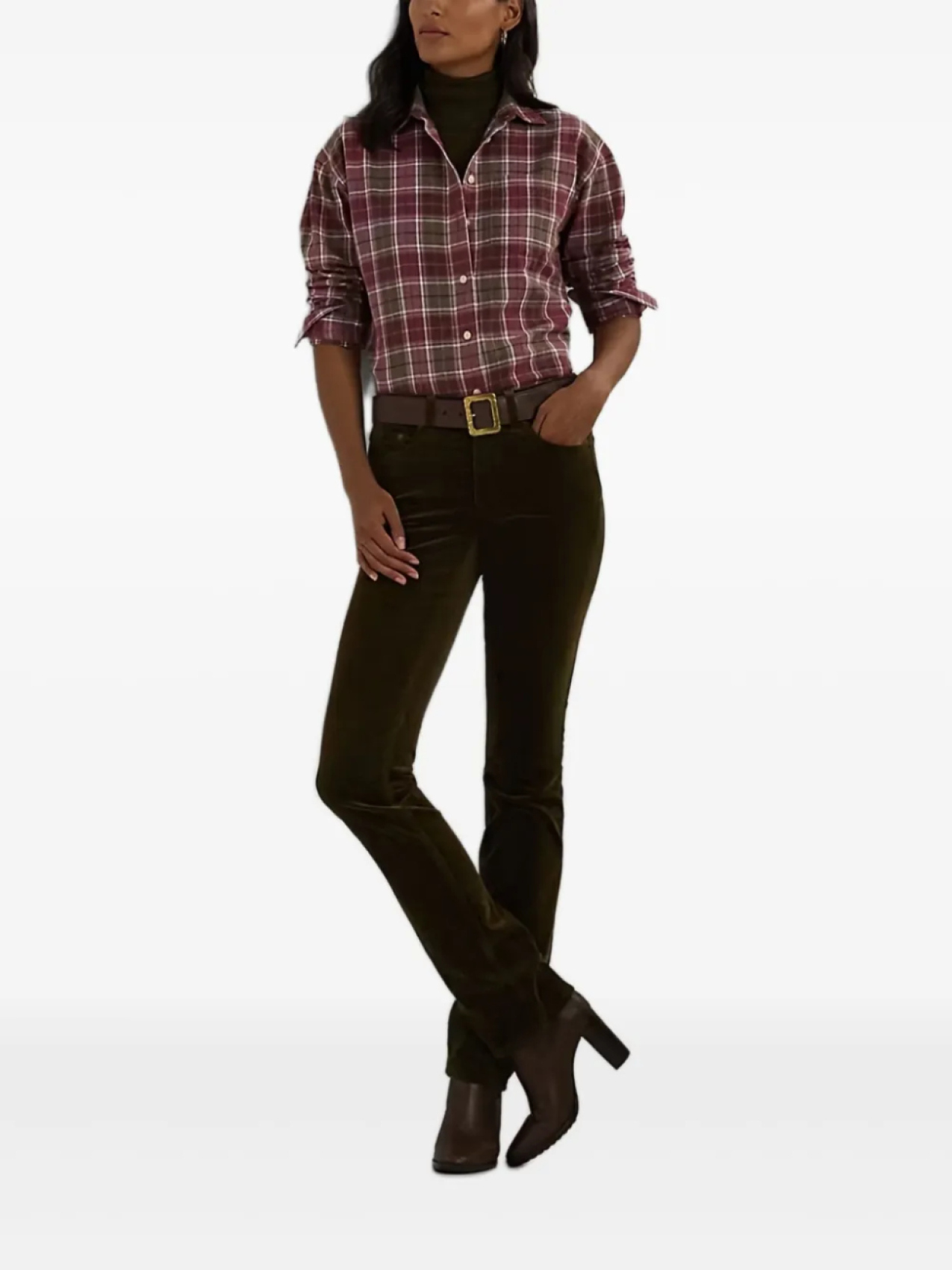 Клетчатая рубашка на пуговицах Lauren Ralph Lauren, красный
Клетчатая рубашка на пуговицах Lauren Ralph Lauren, красный