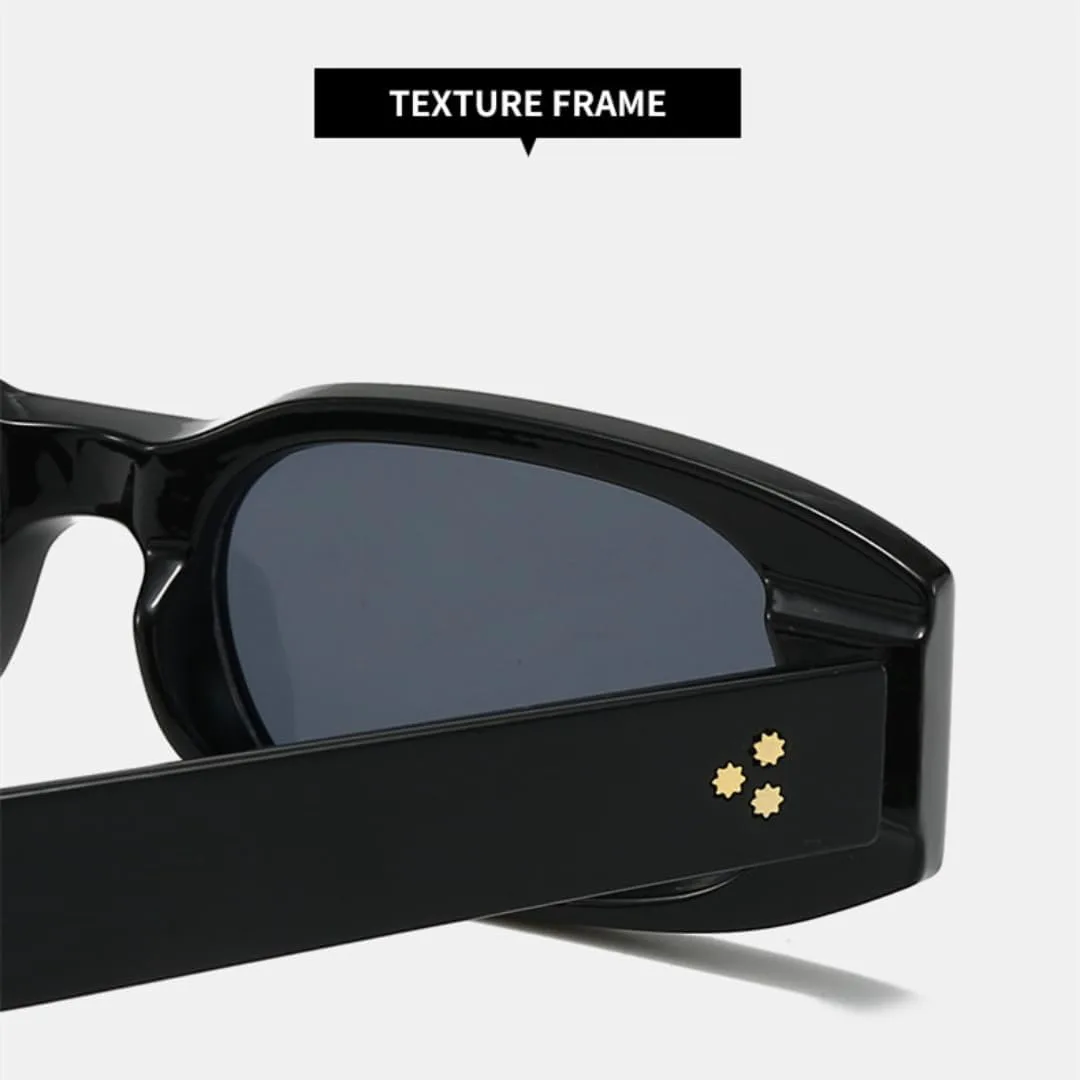 Модные маленькие прямоугольные солнцезащитные очки для женщин в стиле ретро с защитой от УФ-излучения UV400, для мужчин в стиле панк с заклепками VFDHN, 8123-c4
Модные маленькие прямоугольные солнцезащитные очки для женщин в стиле ретро с защитой от УФ-излучения UV400, для мужчин в стиле панк с заклепками VFDHN, 8123-c4